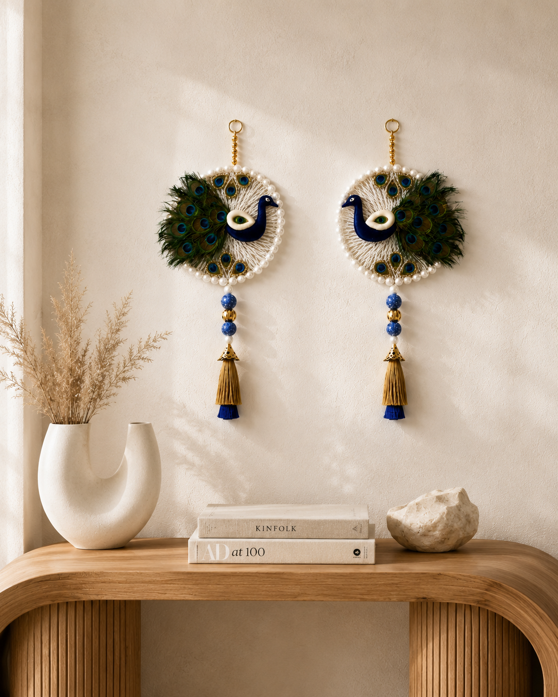 Handcrafted Peacock Wall Hanging