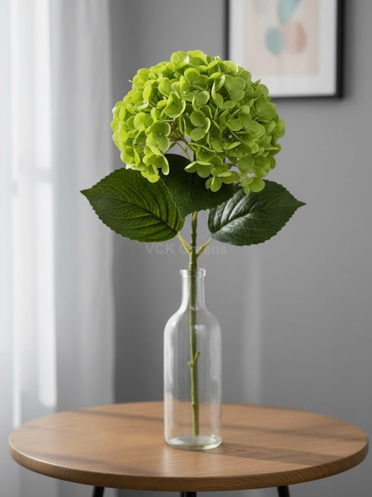 Artificial PU Real Touch Hydrangea Flower Stems 50cm/21inch