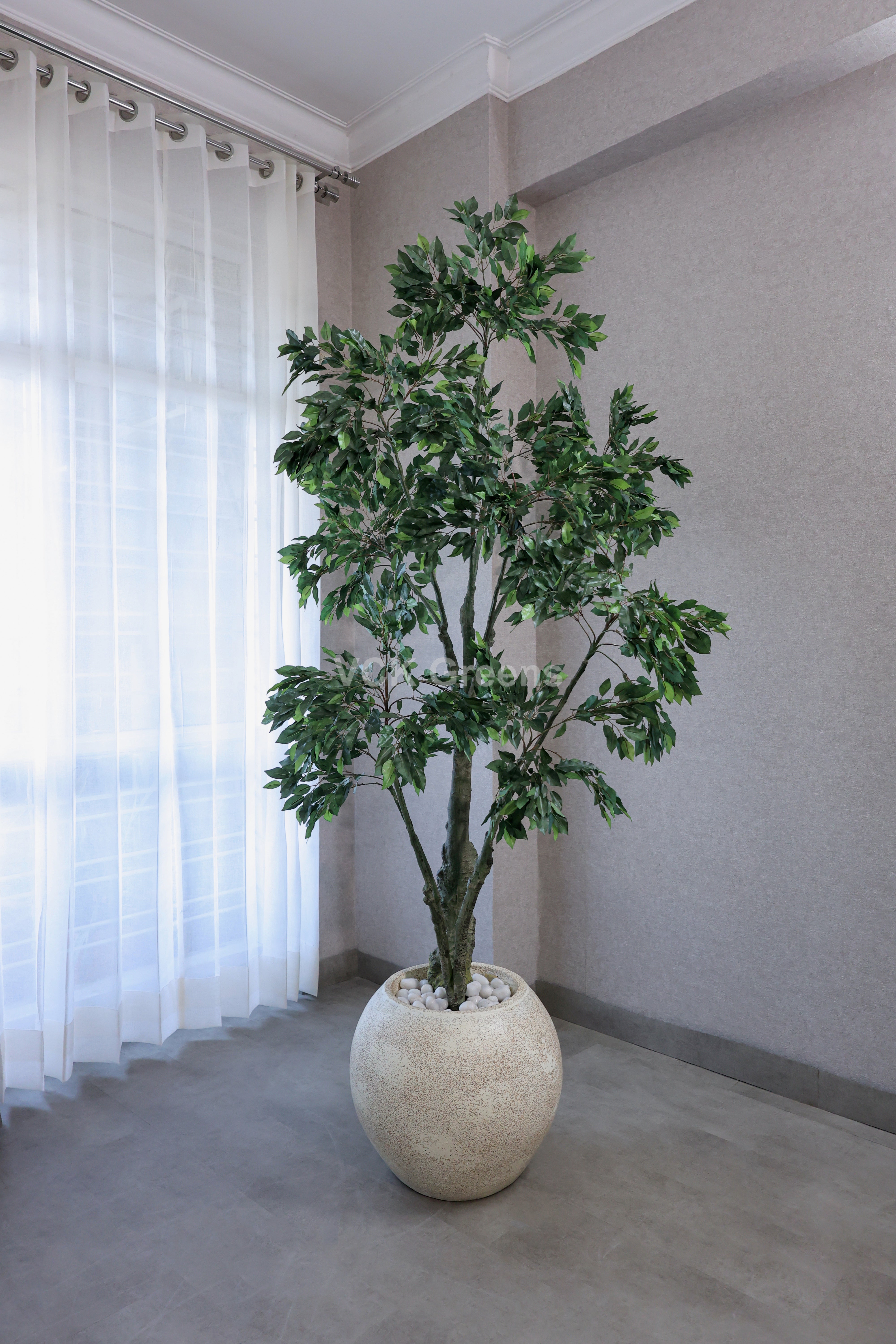 Artificial Green Ficus Tree 6.5ft