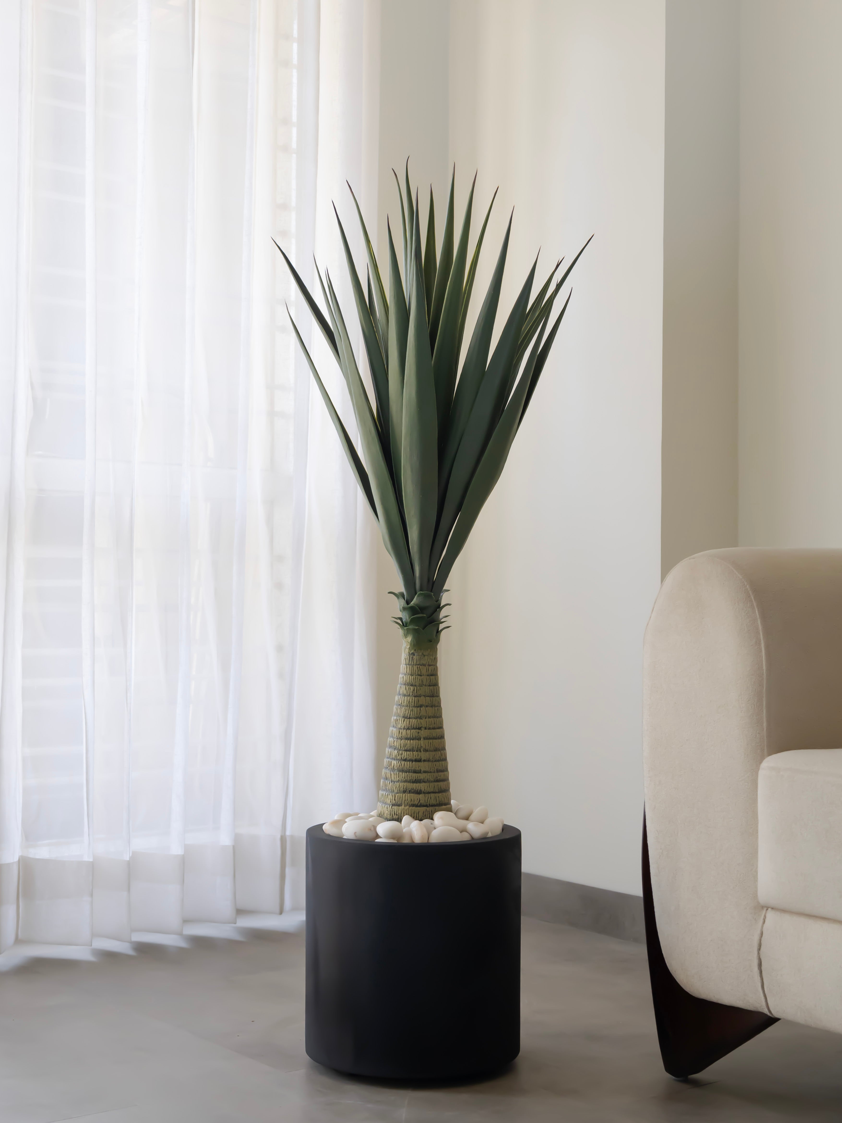 Artificial Bottle Sisal Palm 3.3ft