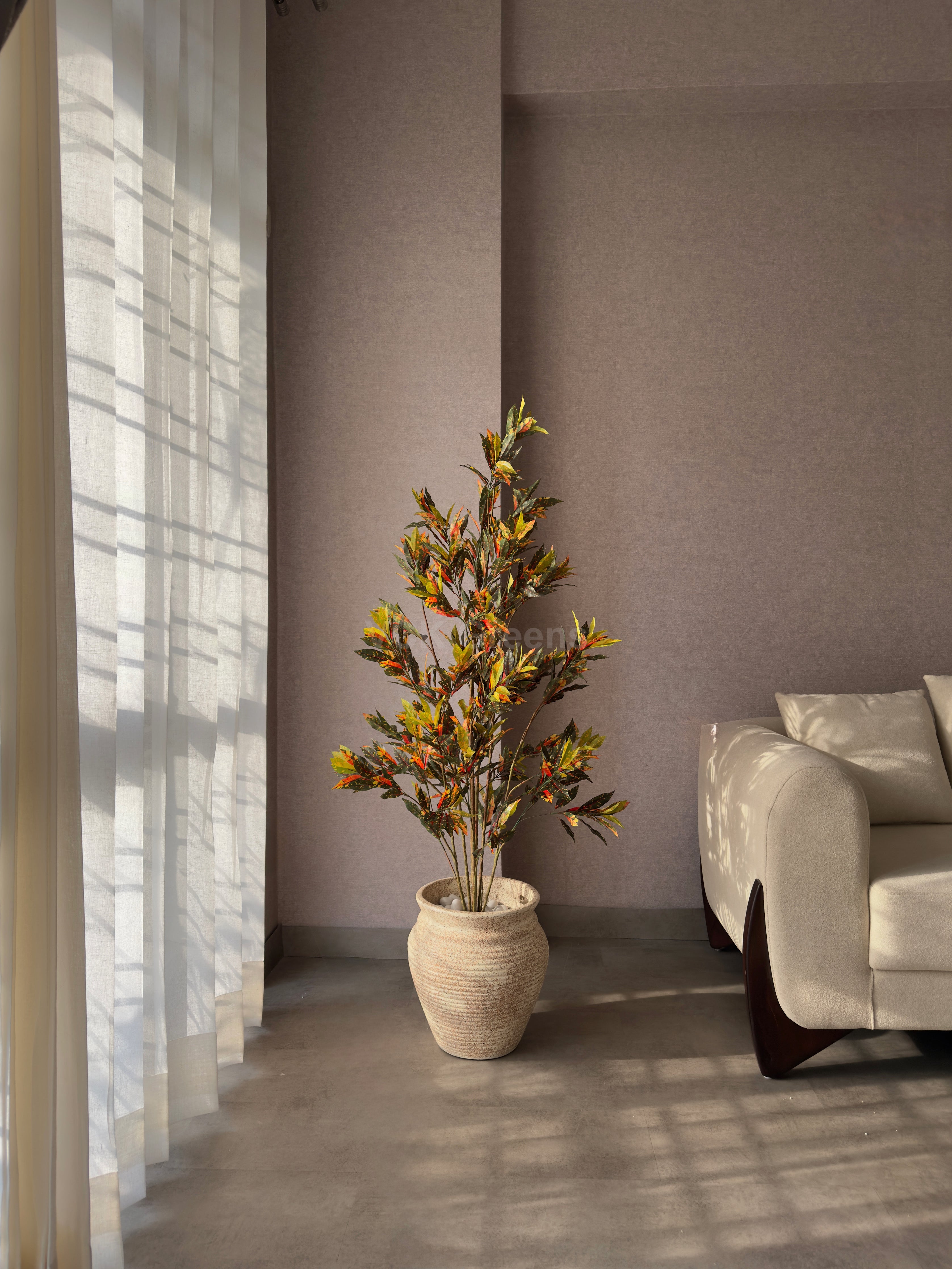 Artificial Croton Plant 5ft