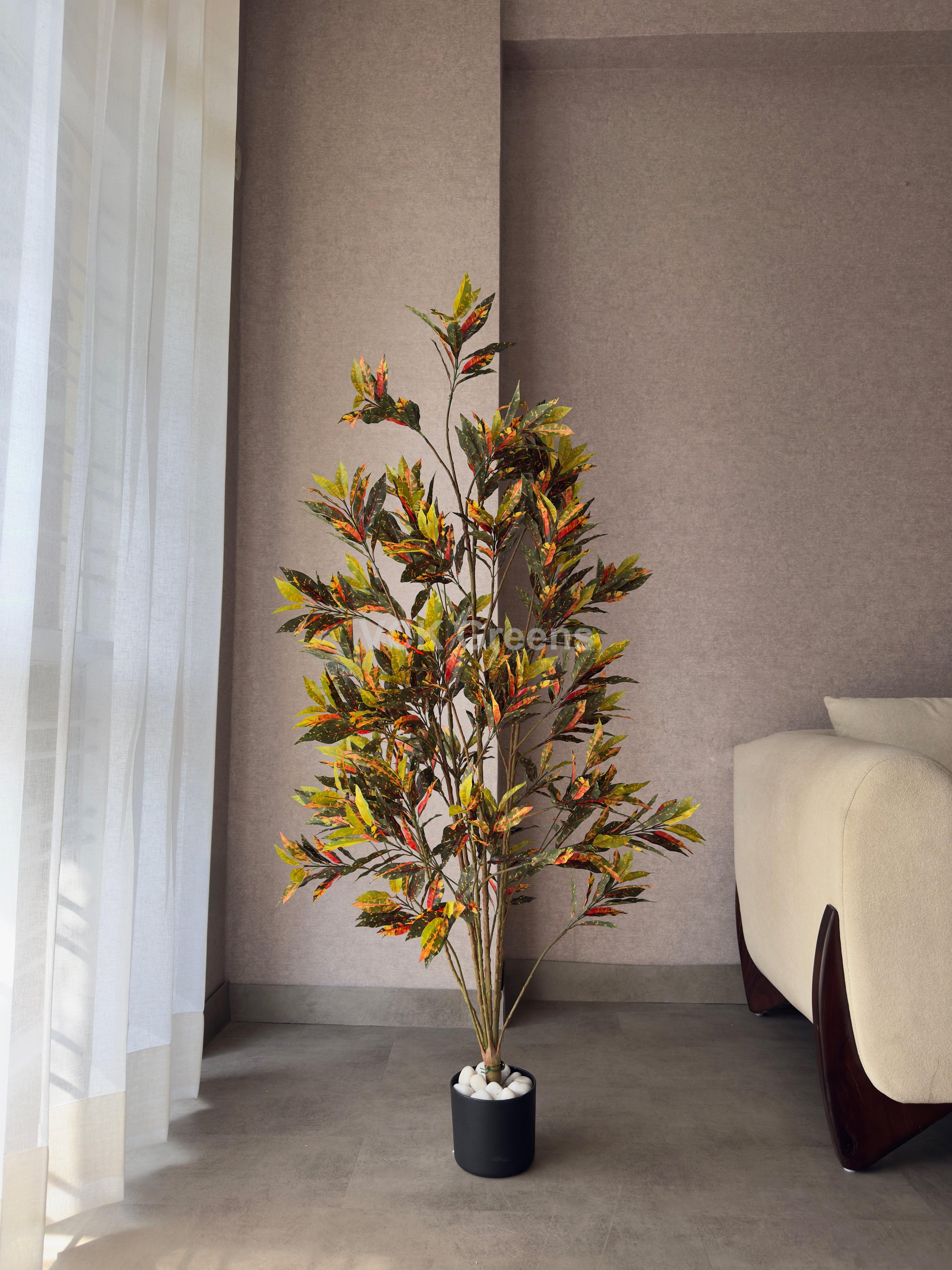 Artificial Croton Plant 5ft