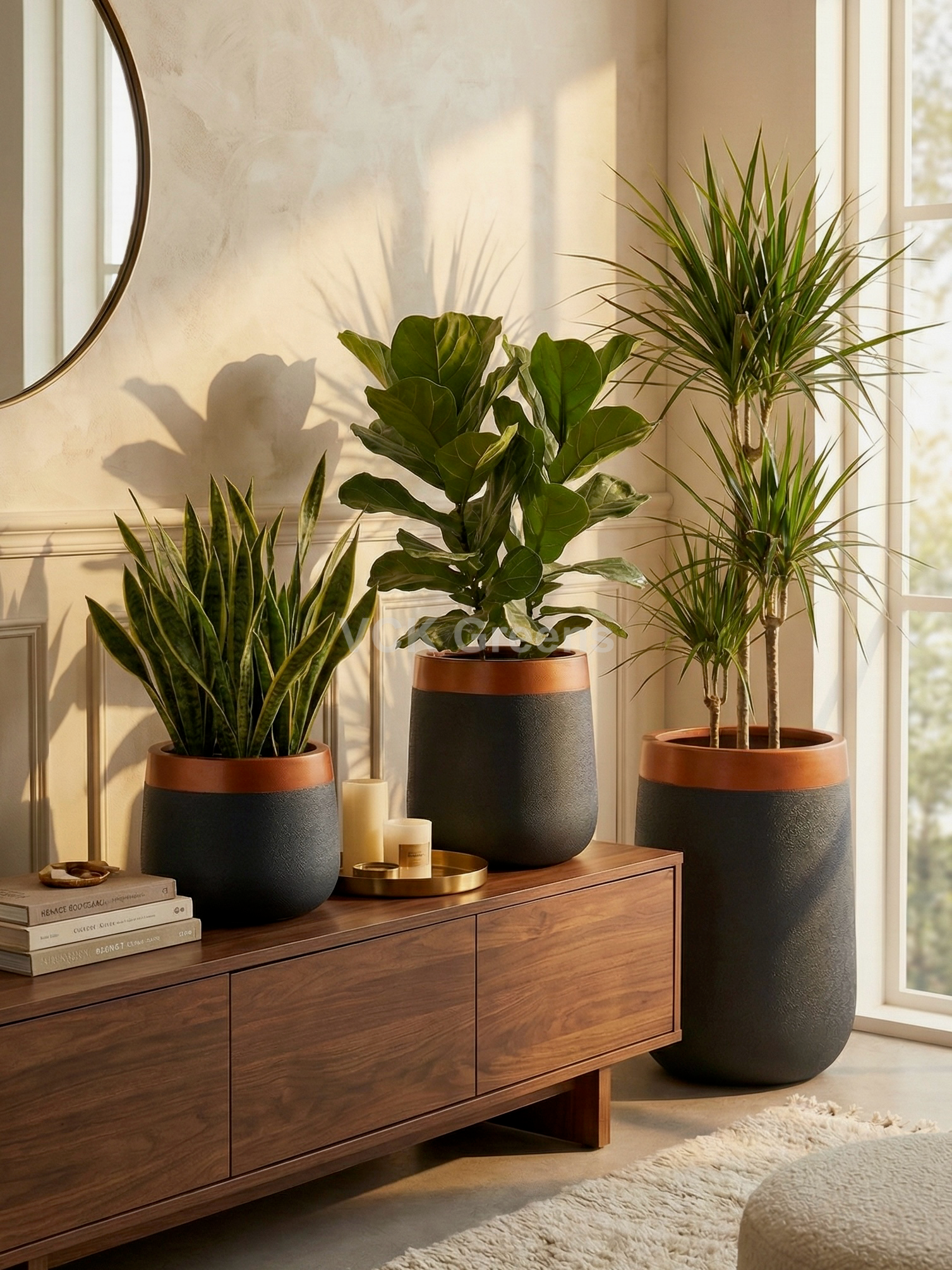 Ardent Copper Dual Planter