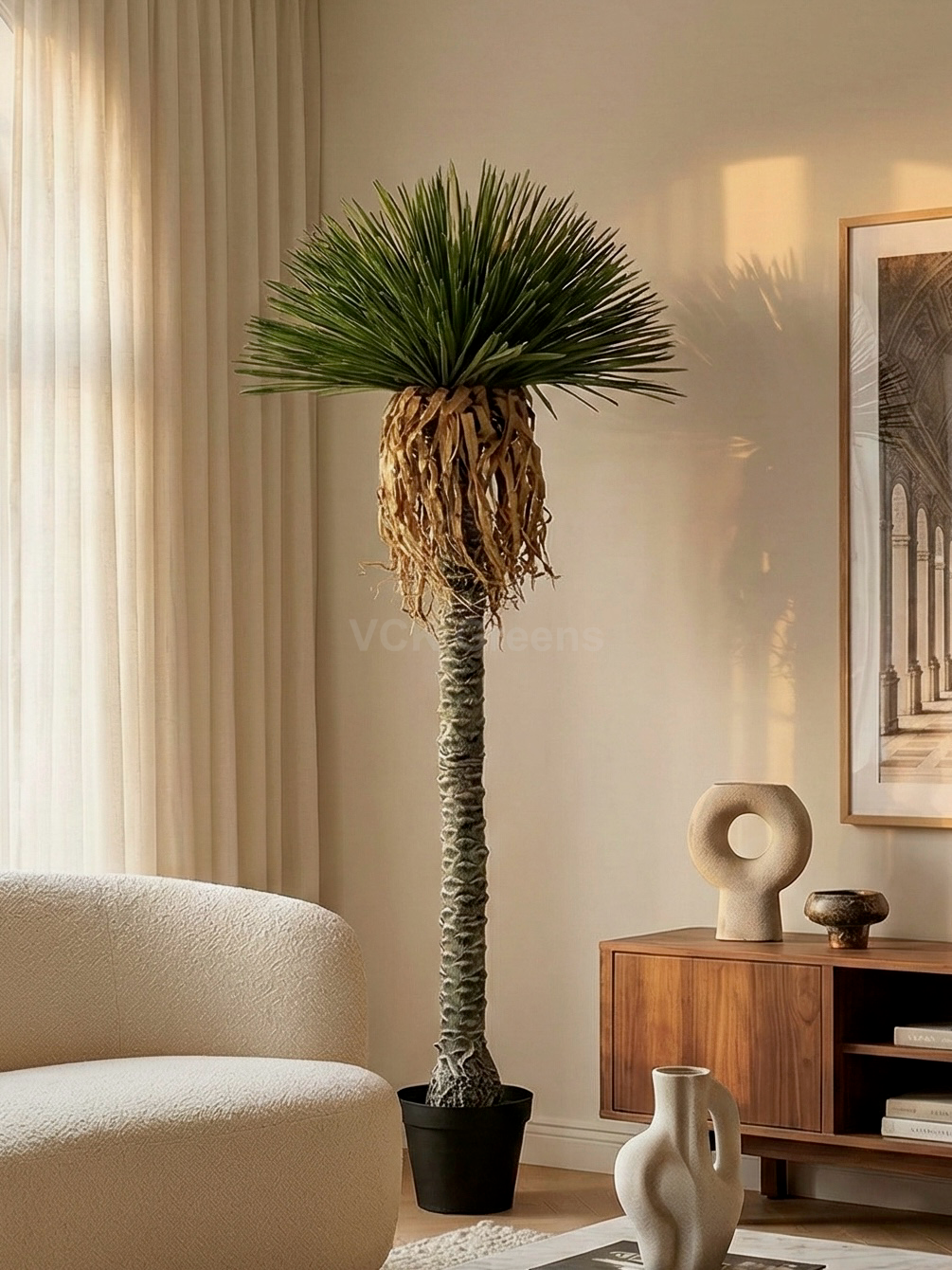 Artificial Ponytail palm 6ft