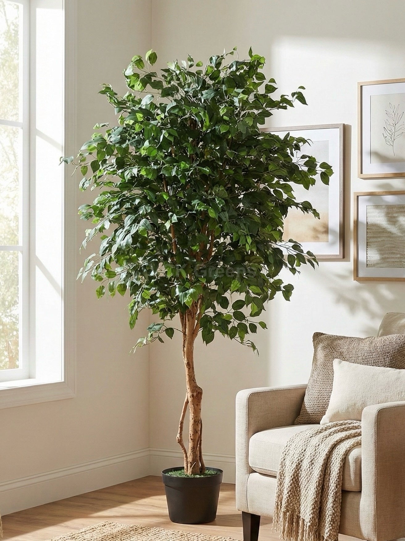 Artificial Ficus Tree 7.5ft