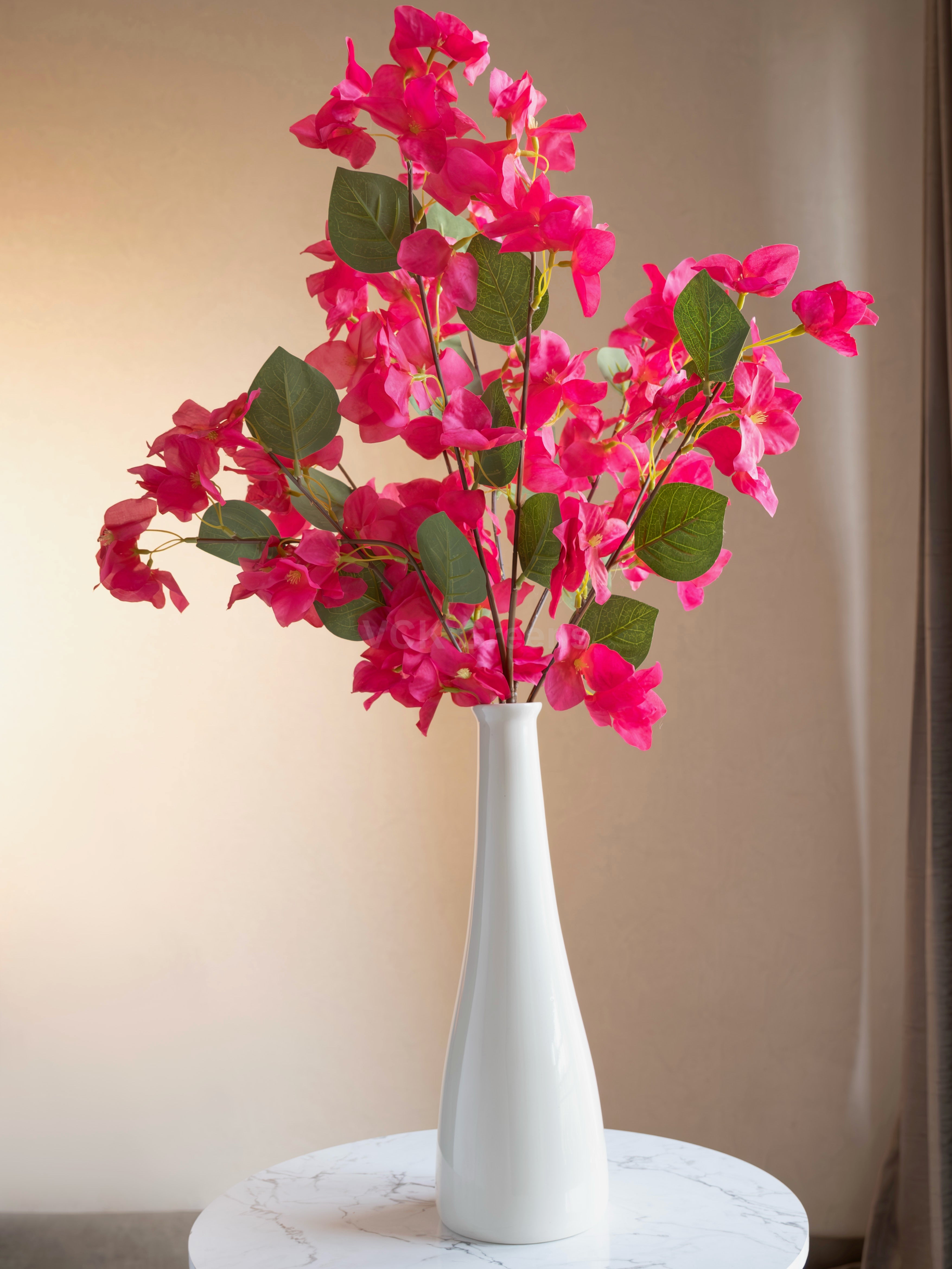 Artificial Bougainvillea Flower Sticks (Set of 3)