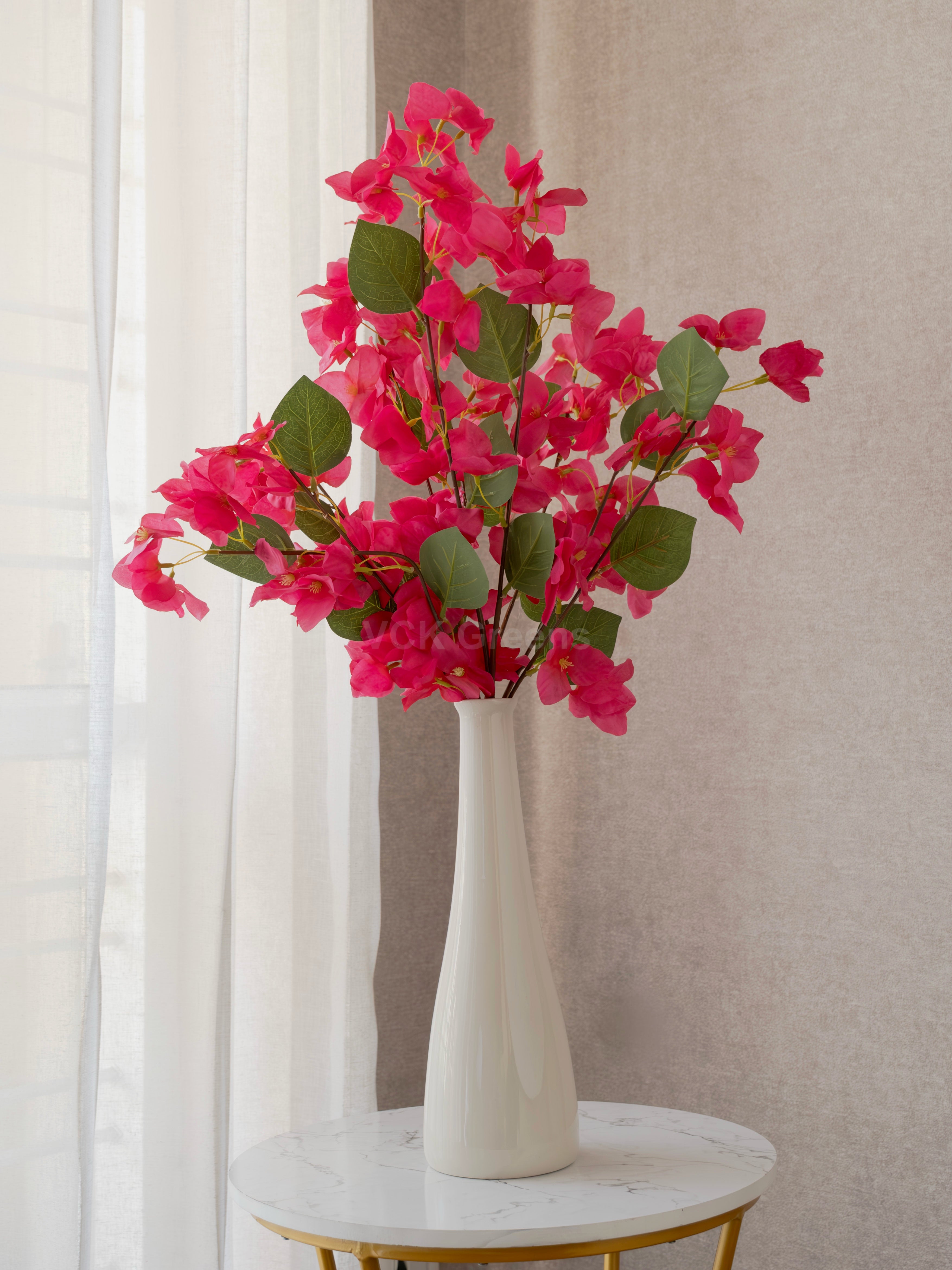 Artificial Bougainvillea Flower Sticks (Set of 3)