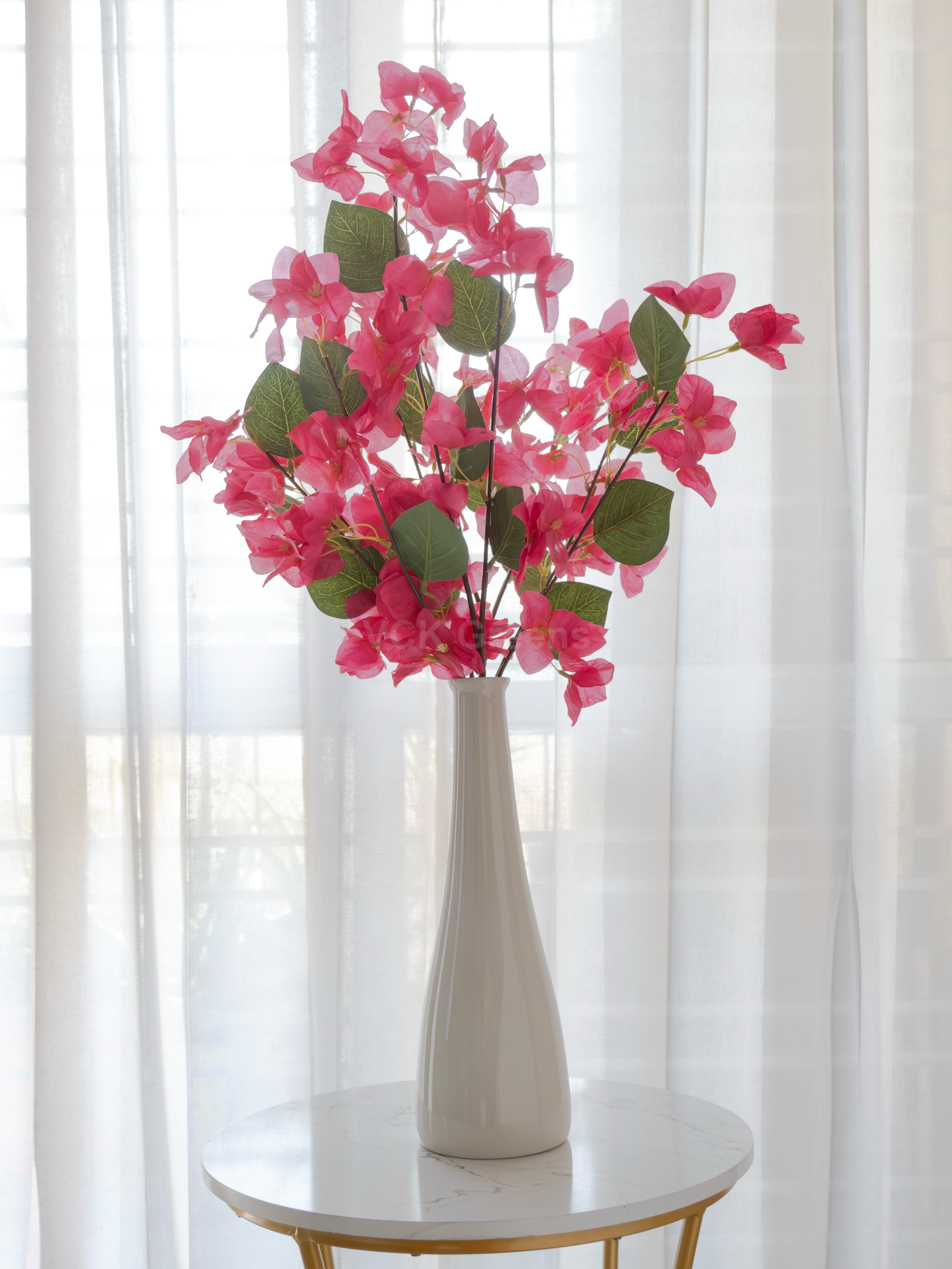 Artificial Bougainvillea Flower Sticks (Set of 3)