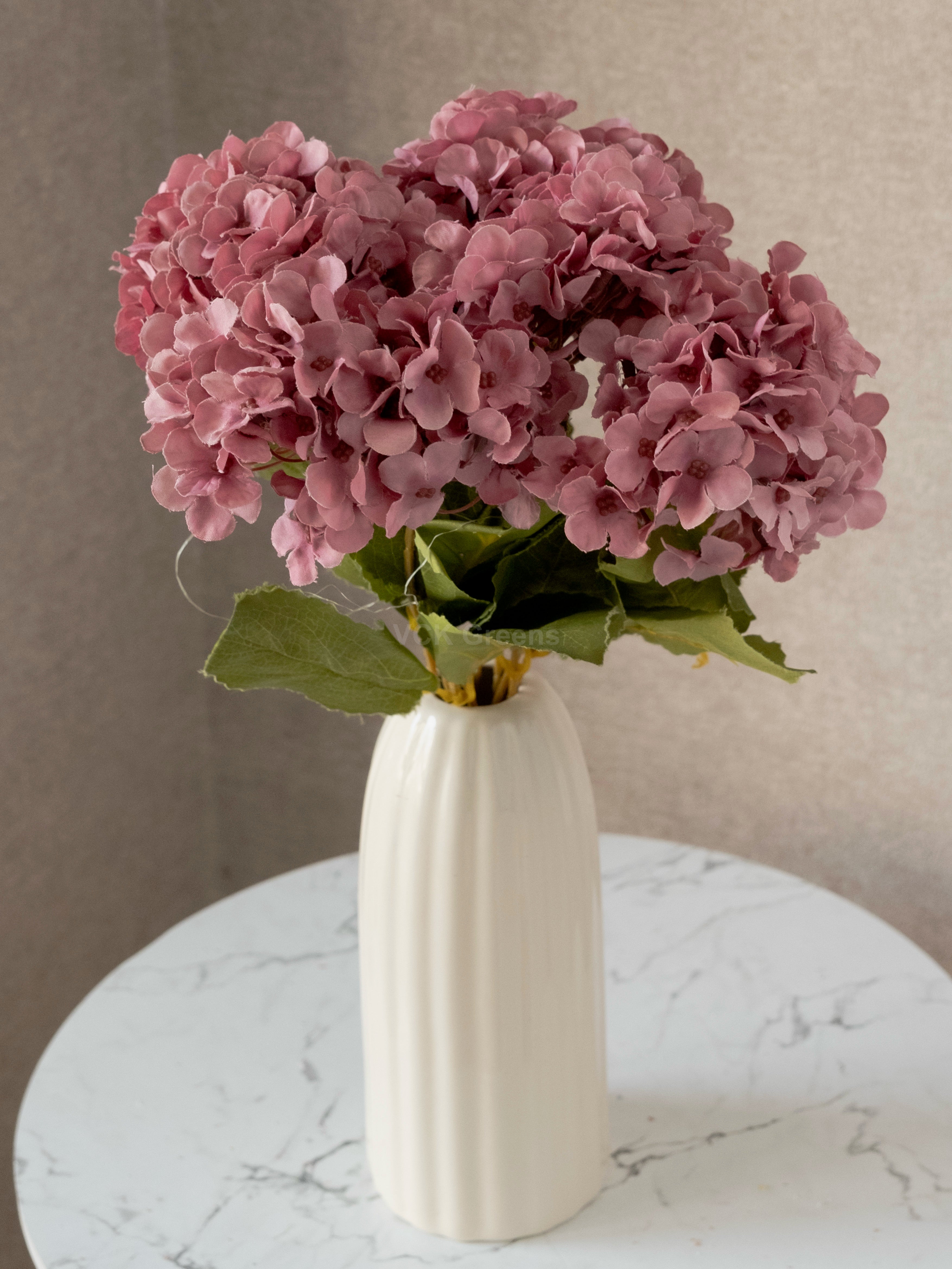 Artificial Hydrangea Flower bunch 45cm