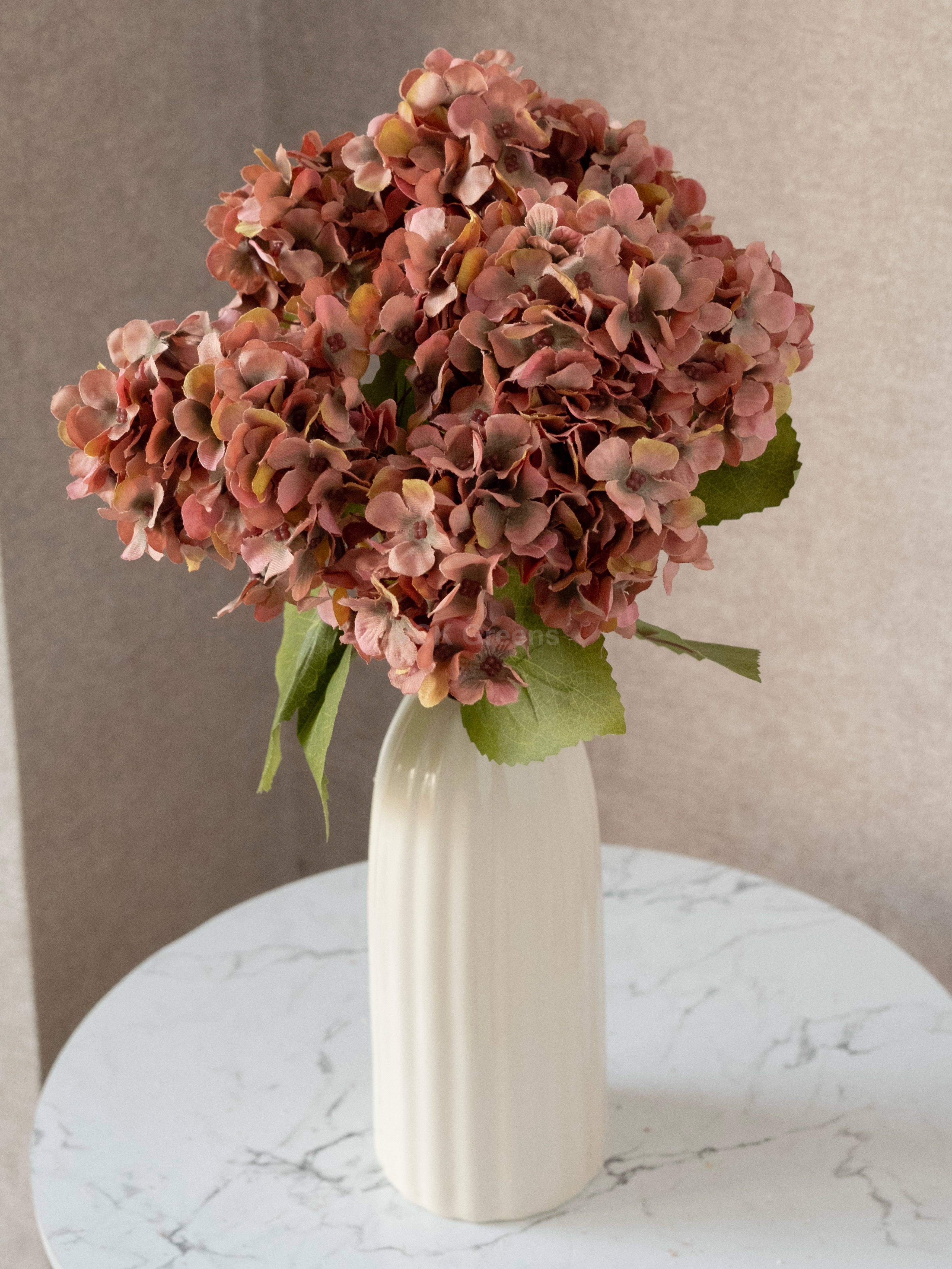 Artificial Hydrangea Flower bunch 45cm