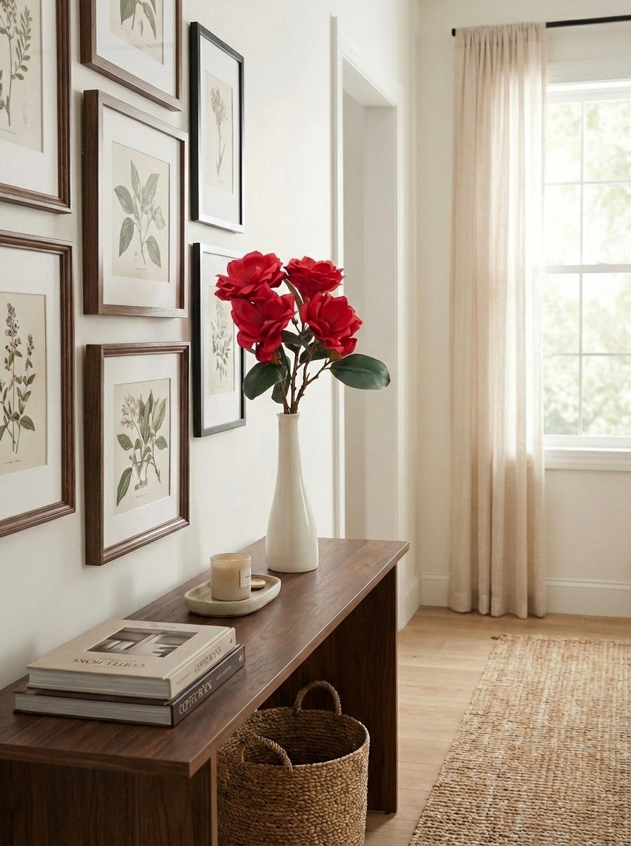 Artificial Magnolia Foam Flower 85cm