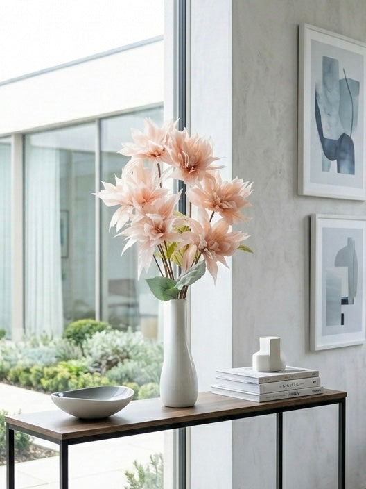 Artificial Dahlia Flower Stem 98cm