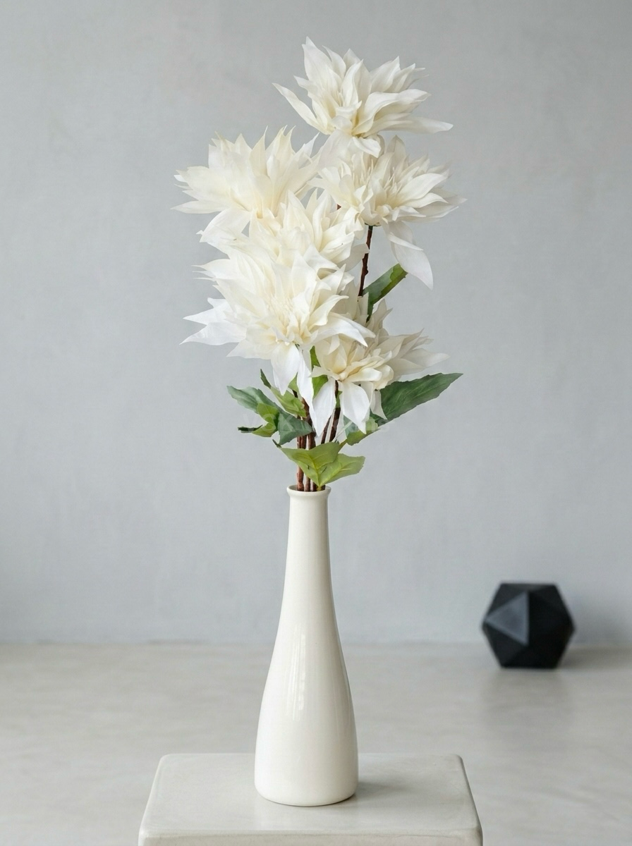 Artificial Dahlia Flower Stem 98cm