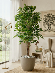 Artificial Real Touch Ficus Tree 6.5ft