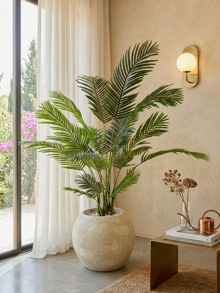 Artificial Lush Areca Palm Plant 5ft
