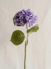 Artificial Lavender PU Hydrangea Flower Stem