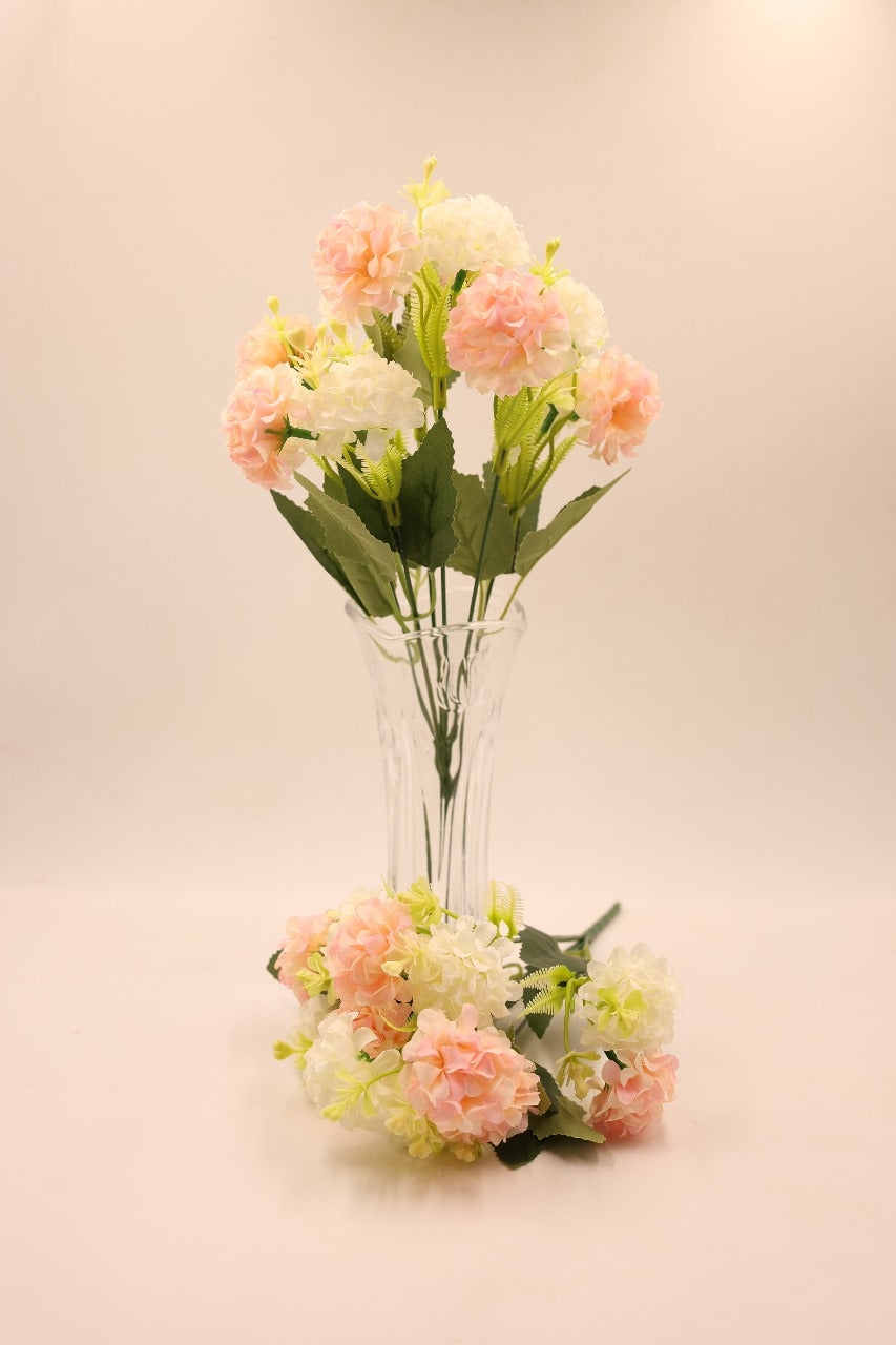 Artificial Multicolour Hydrangea Flower Bunches 35cm