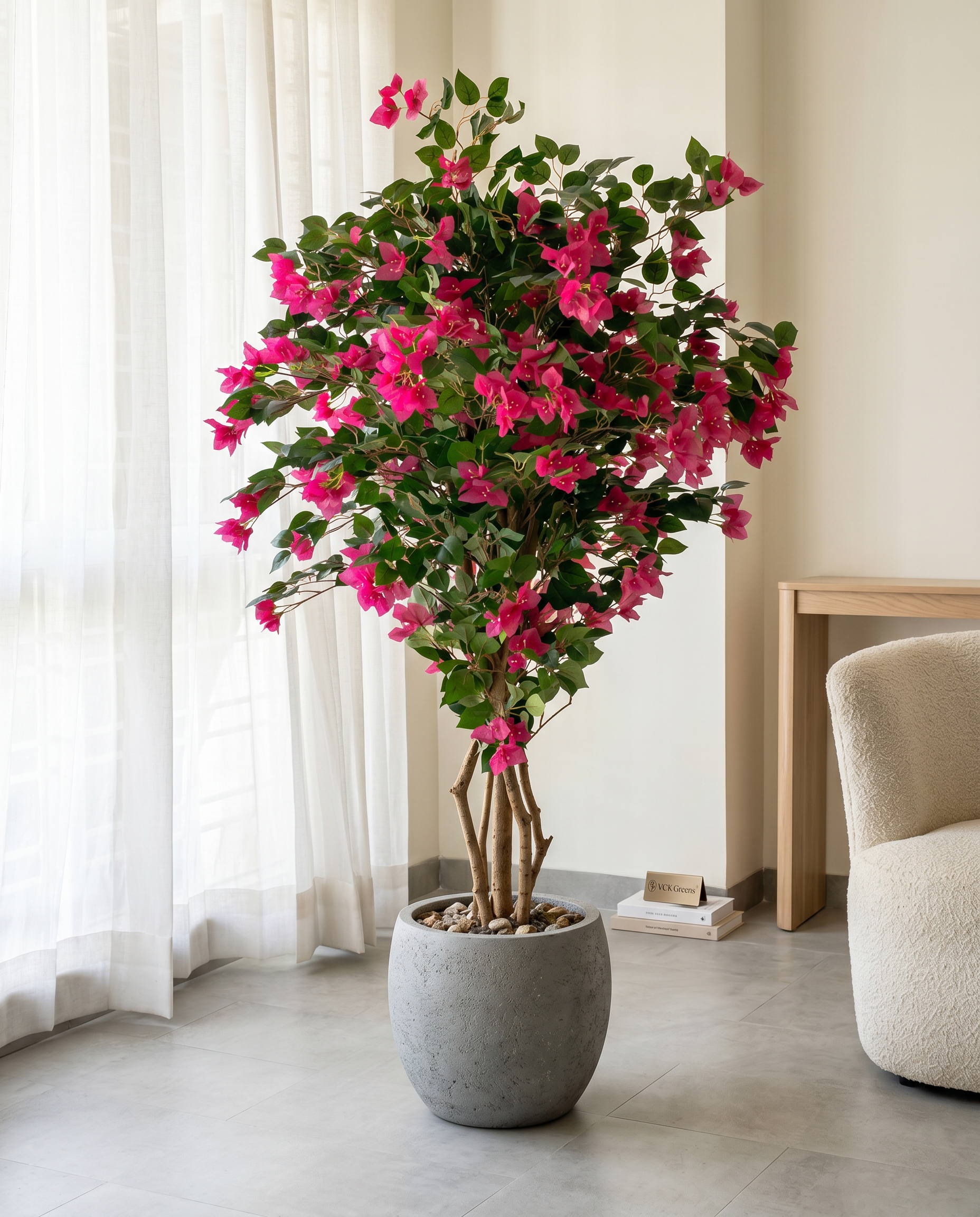 Artificial Lush Pink Bougainvillea Tree 5ft