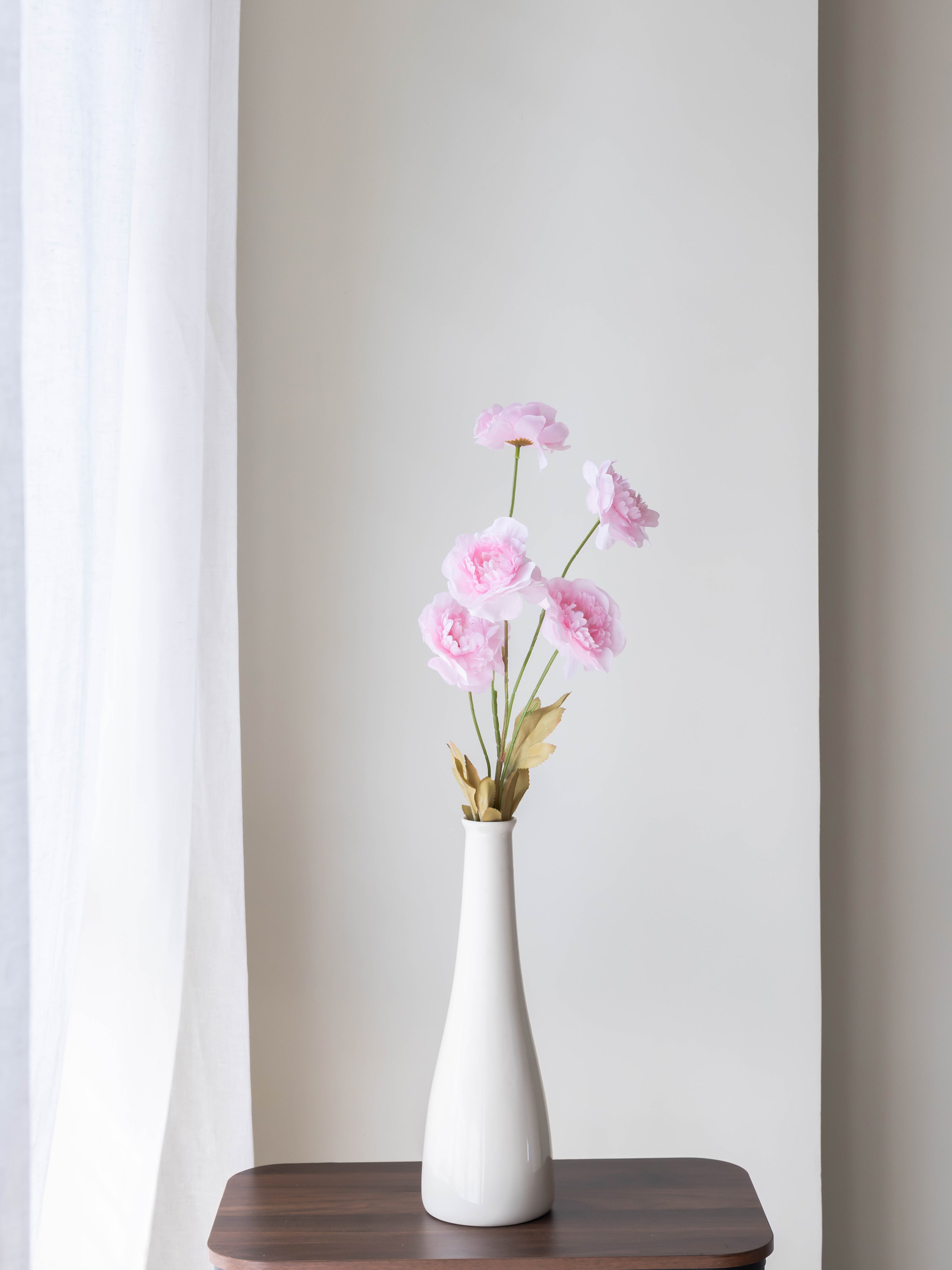 Artificial Pink Peony Flower Stem