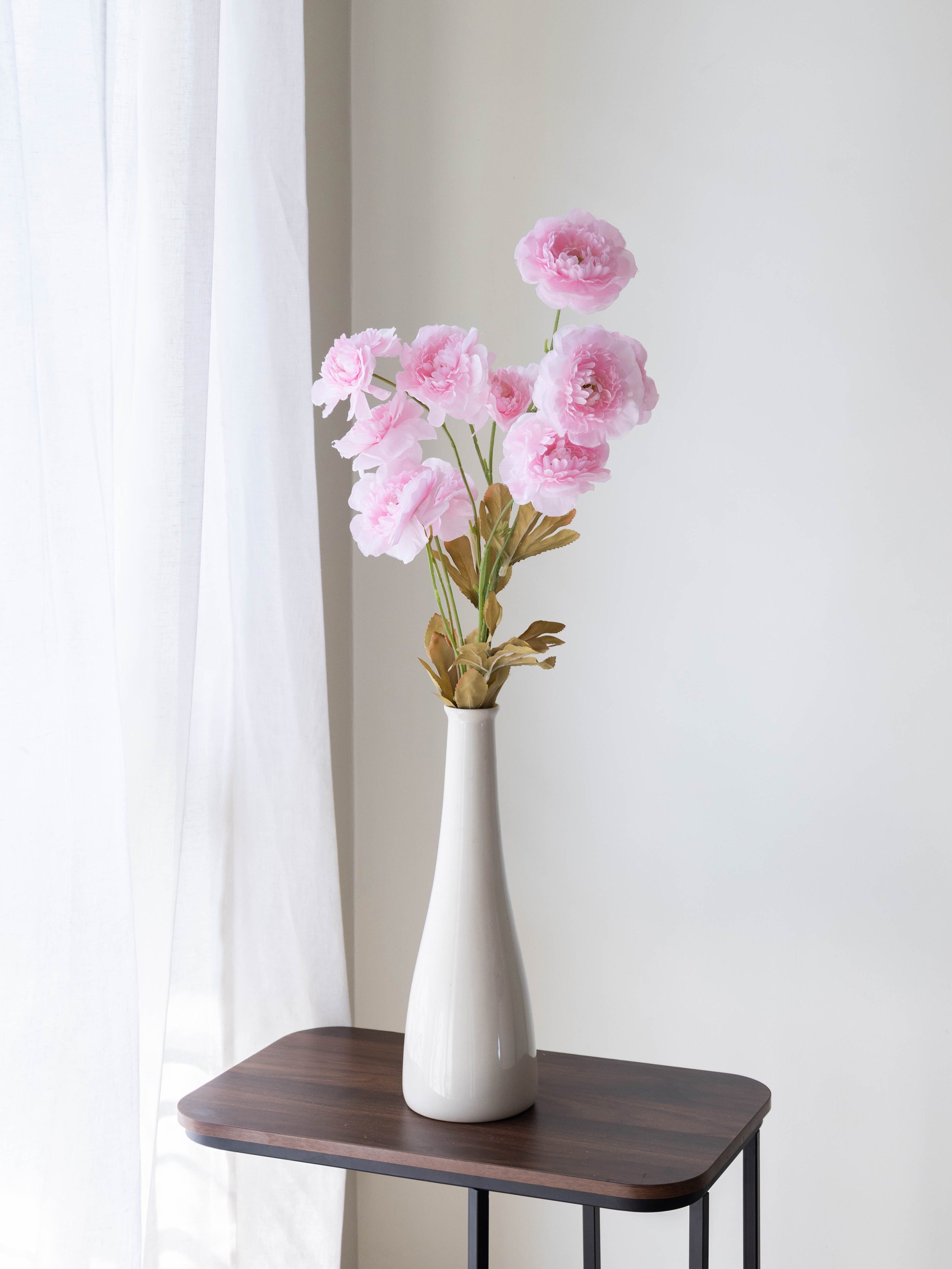 Artificial Pink Peony Flower Stem