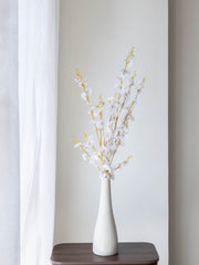 Artificial White Oncidium Orchid Flower Stems (Set of 3)