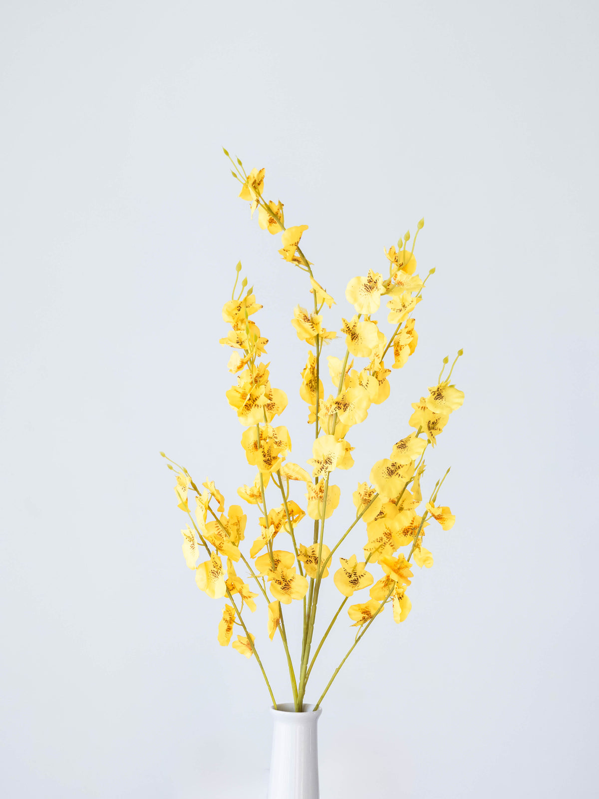 Artificial Yellow Oncidium Orchid Stems (Set of 3)