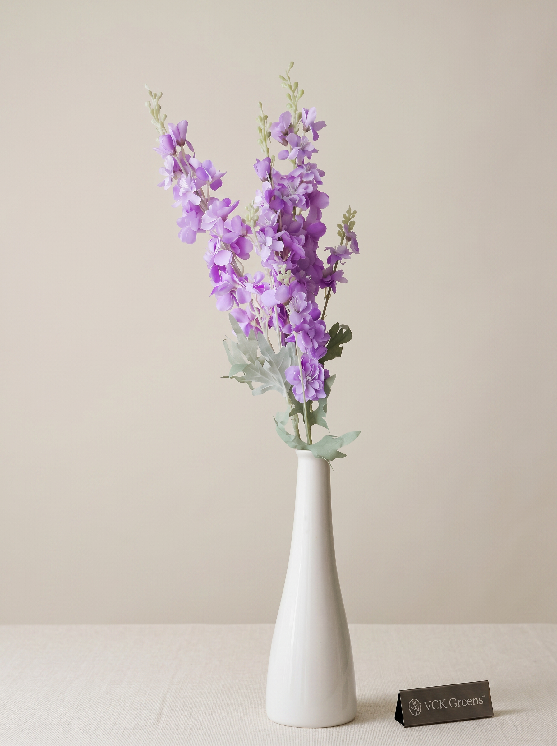 Artificial Purple Delphinium Flower Stem