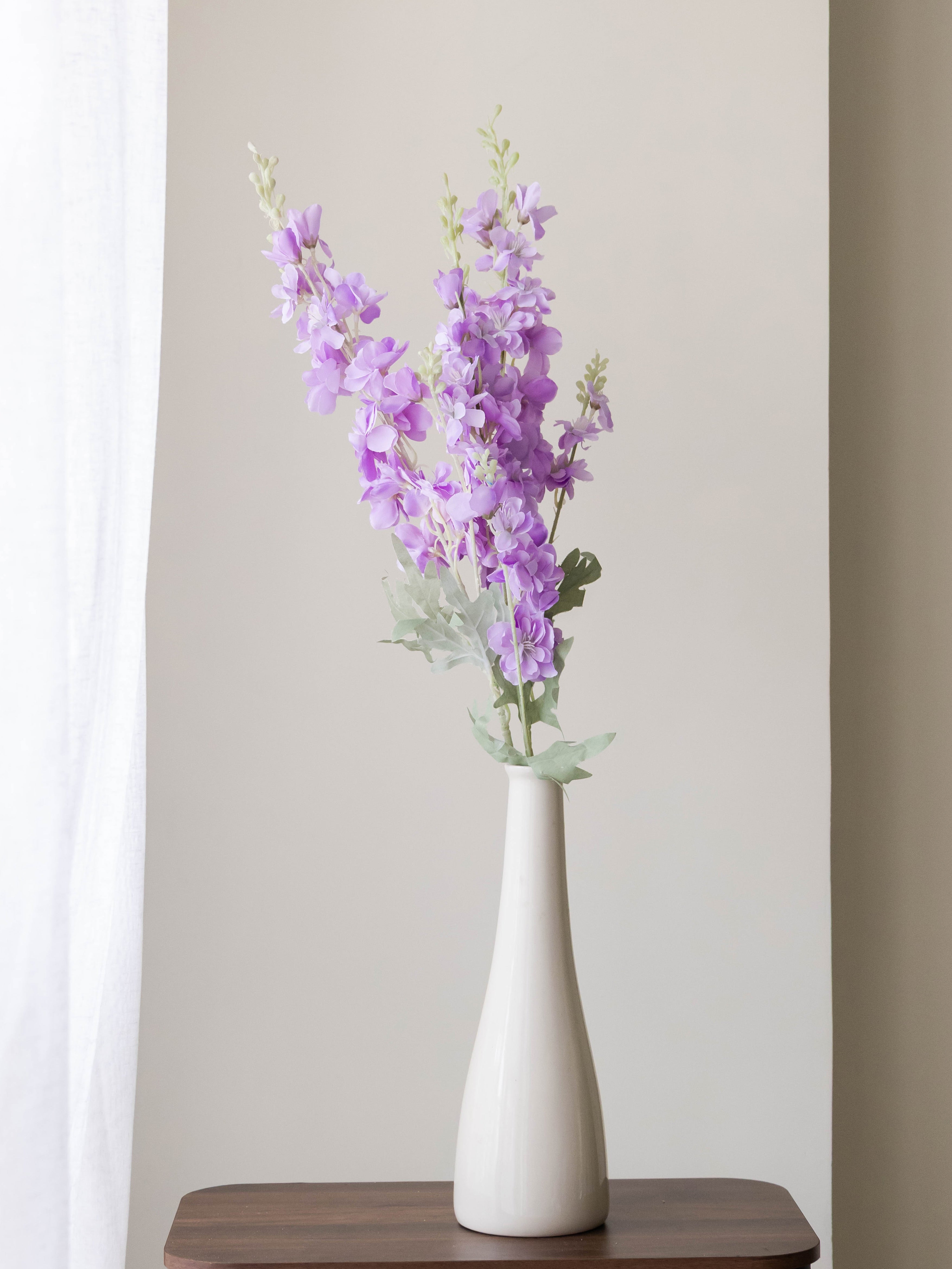 Artificial Purple Delphinium Flower Stem