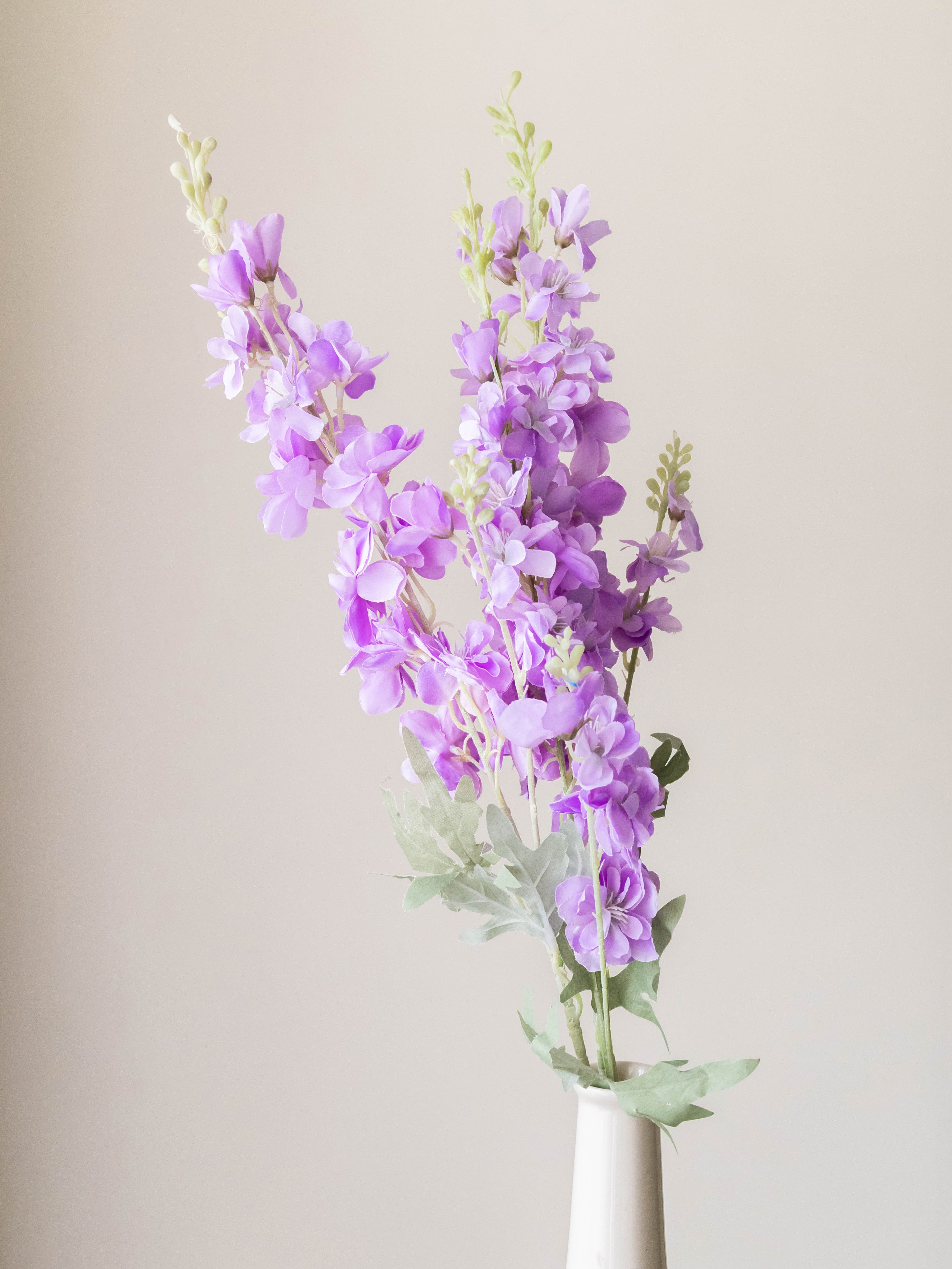 Artificial Purple Delphinium Flower Stem