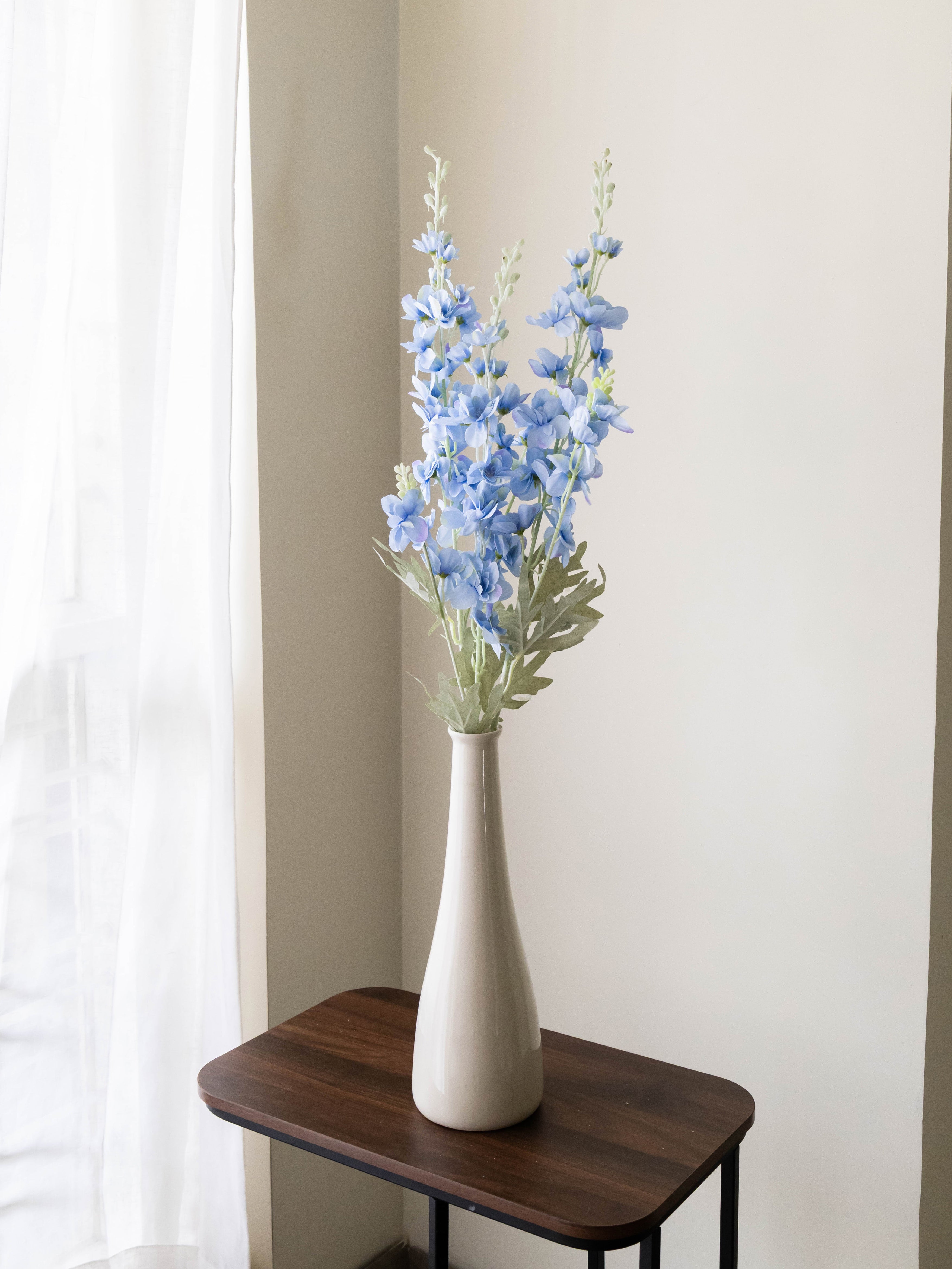 Artificial Blue Delphinium Flower Stem