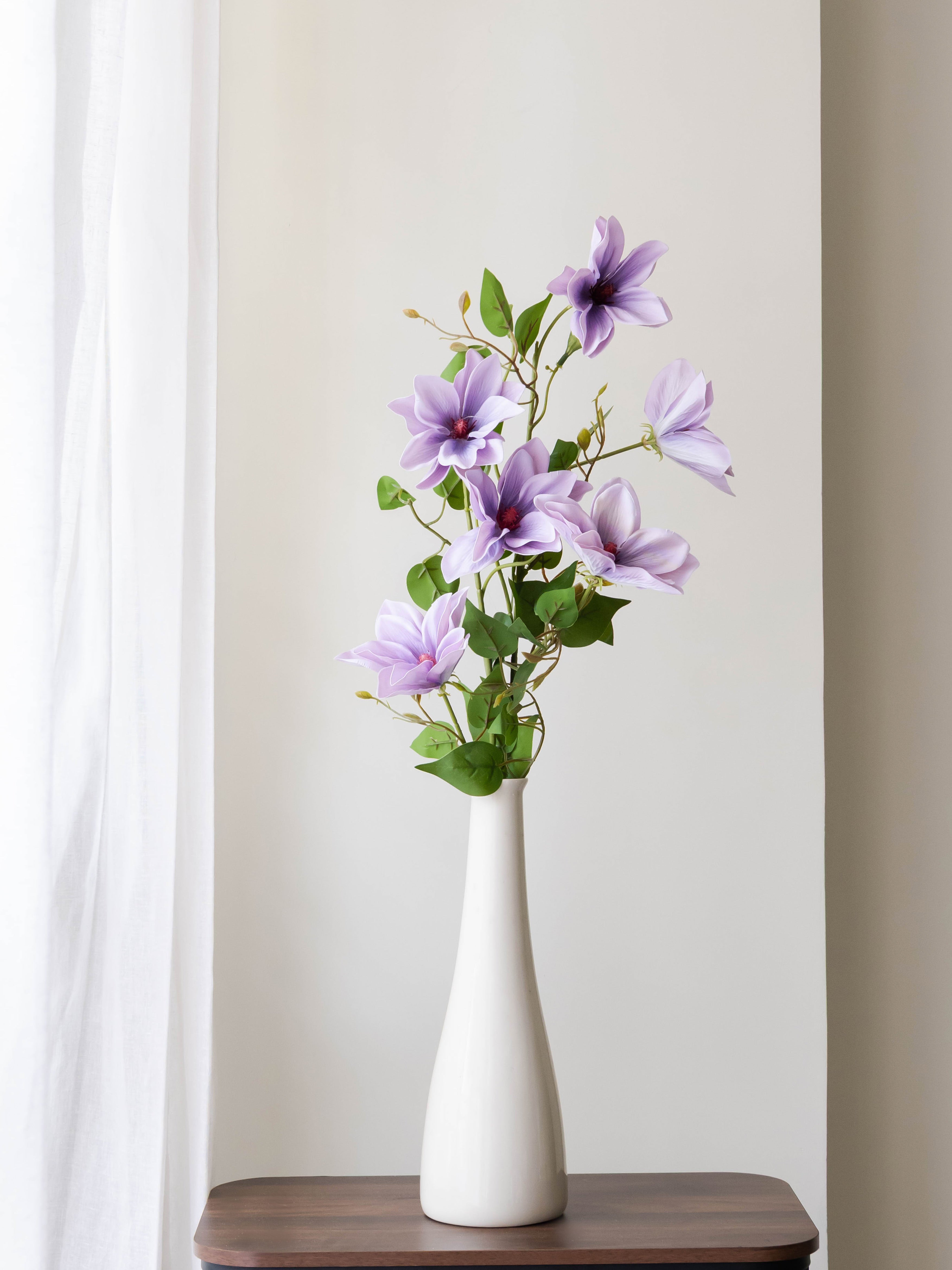 Artificial Lavender Magnolia Stem