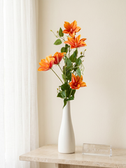 Artificial Orange Magnolia Stem