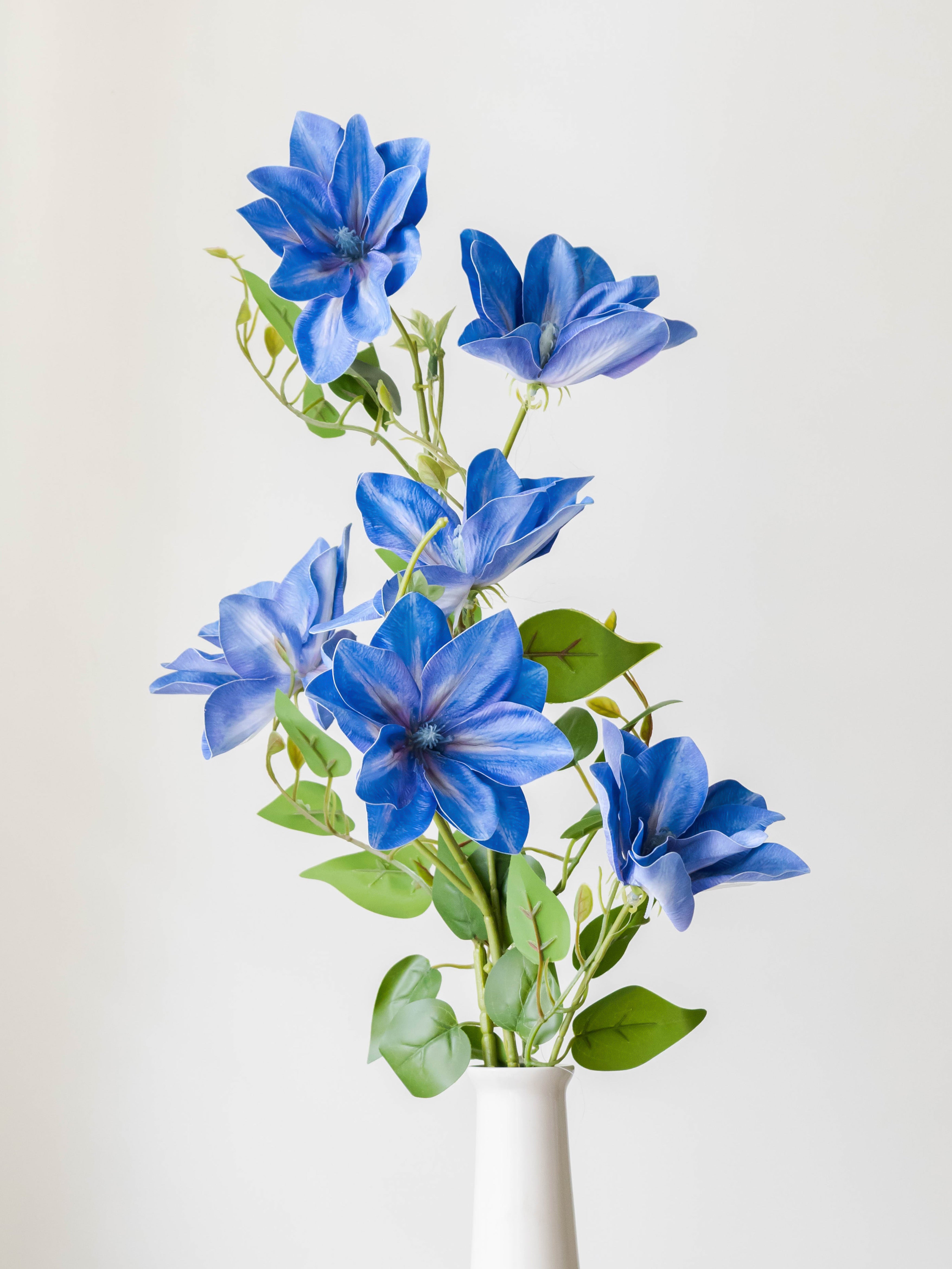 Artificial Blue Magnolia Stem