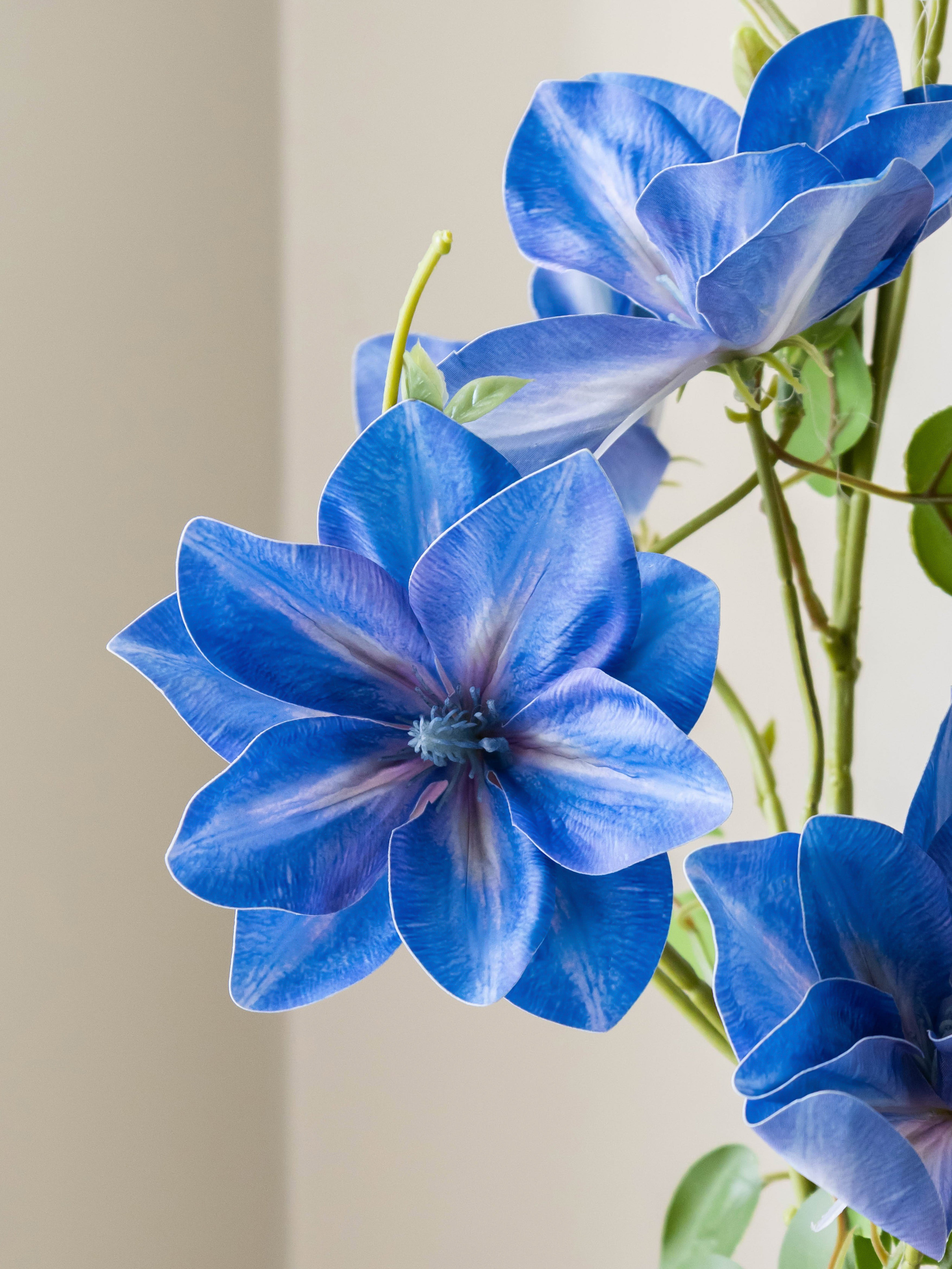 Artificial Blue Magnolia Stem