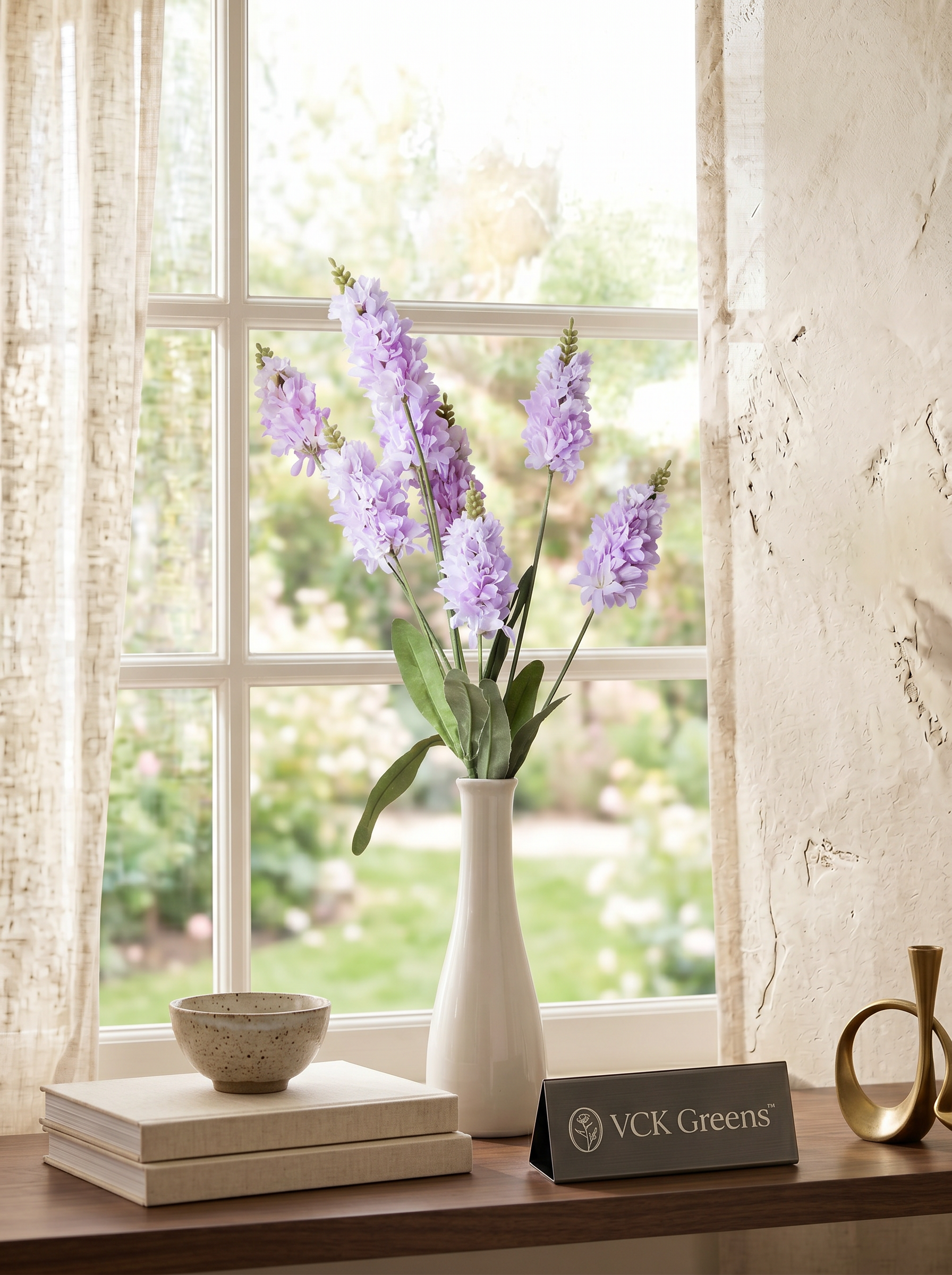Artificial Lavender Hyacinth Stem