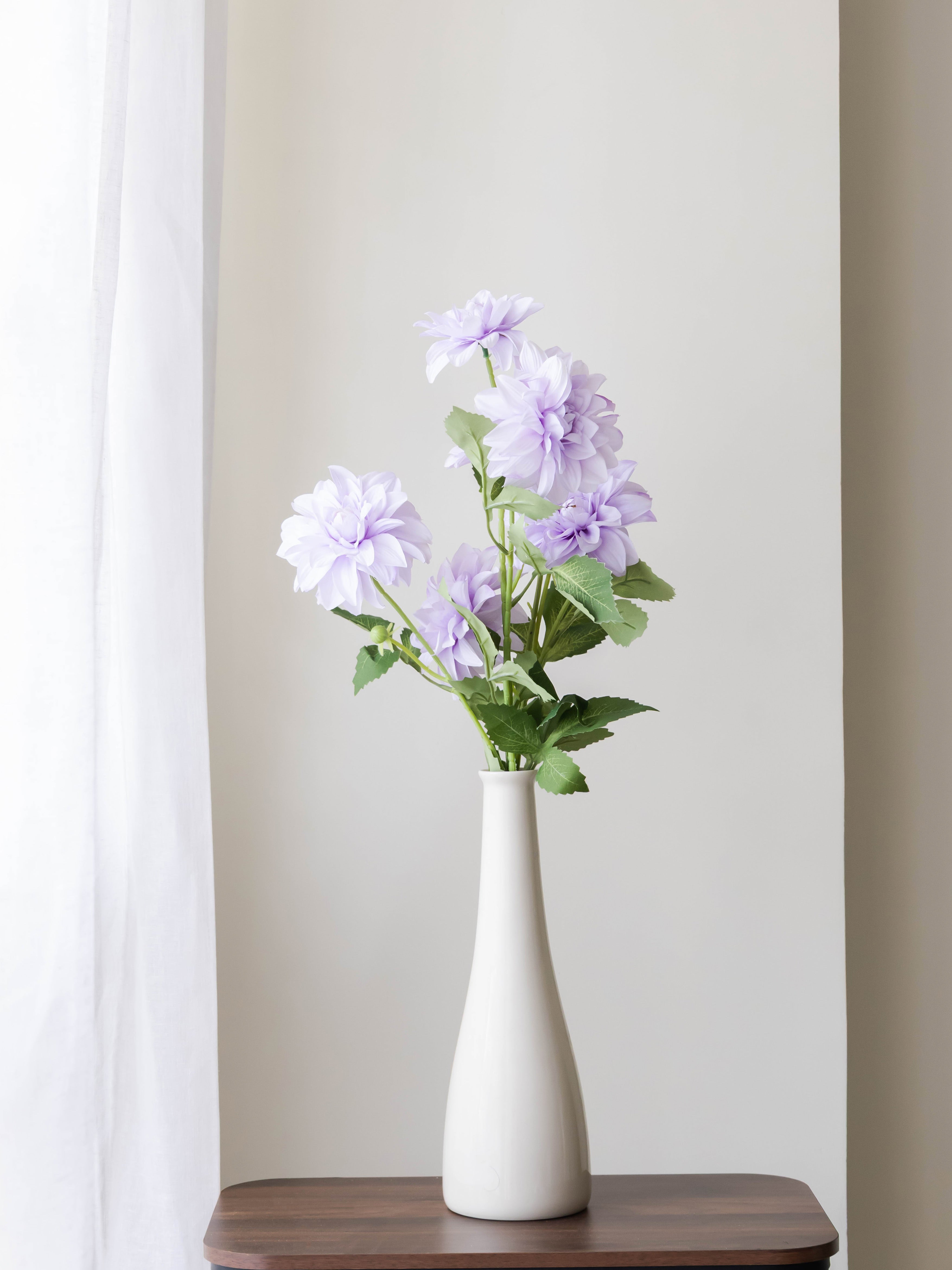 Artificial Dahlia Bloom Stem