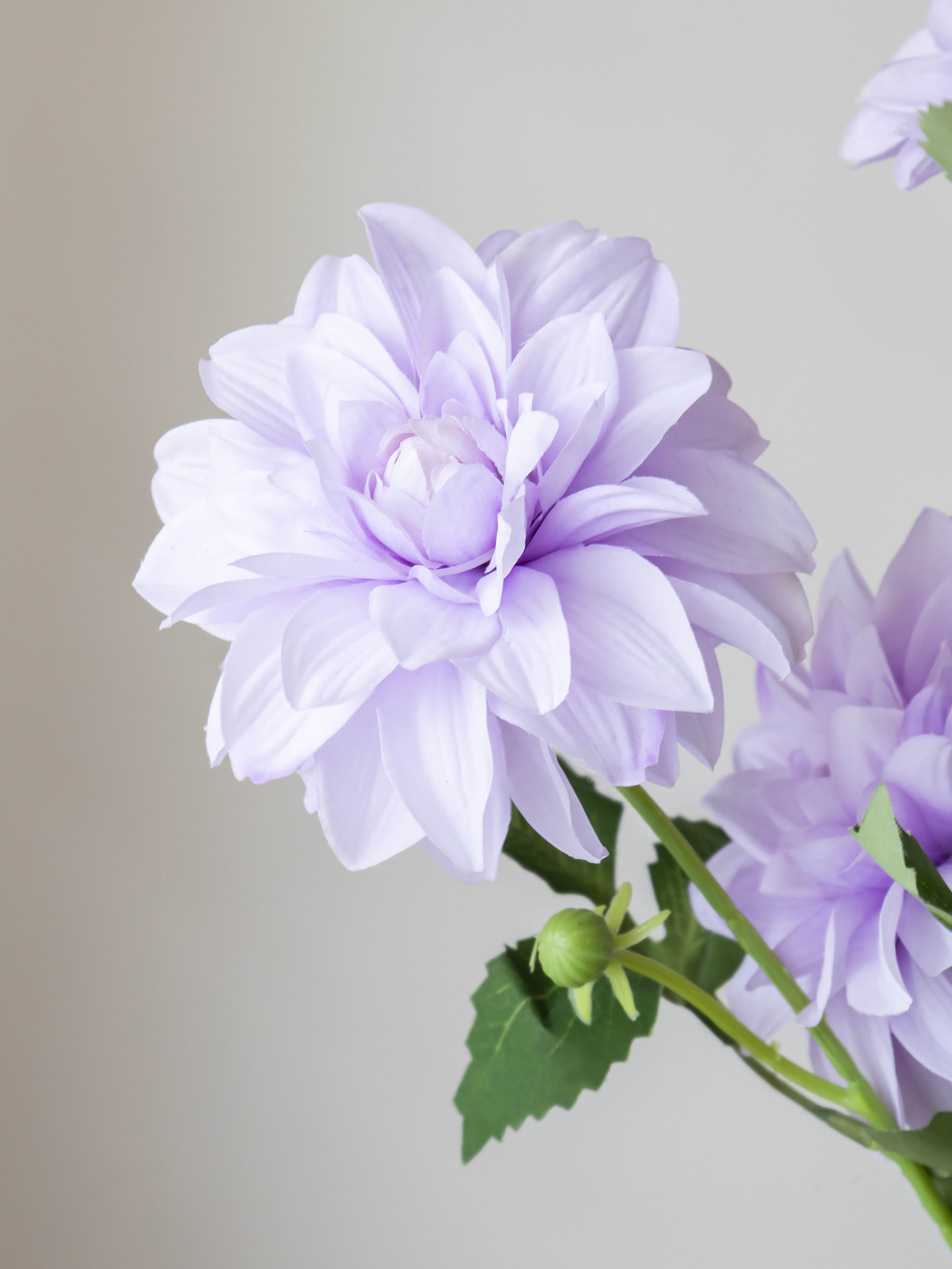 Artificial Dahlia Bloom Stem