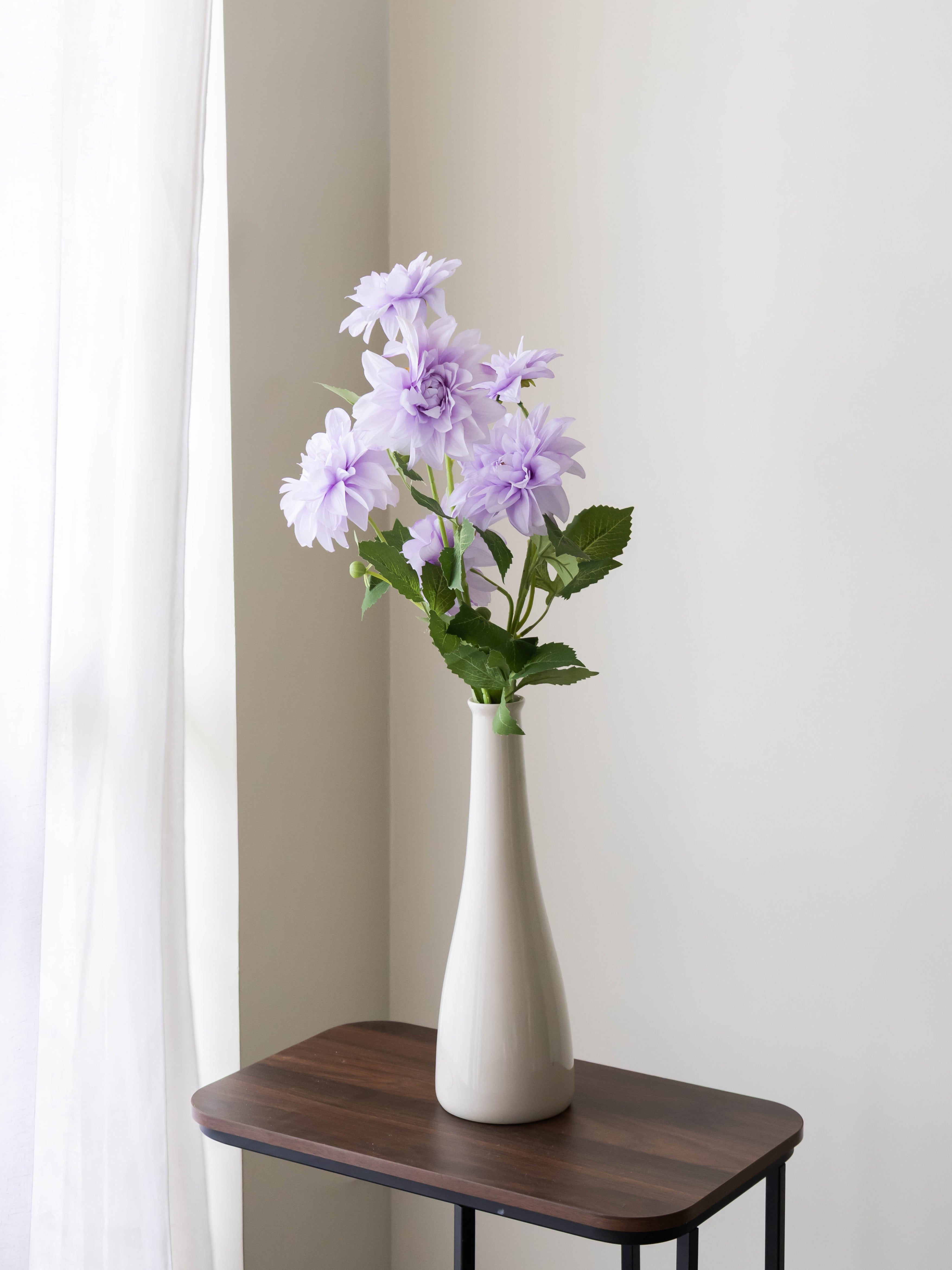Artificial Dahlia Bloom Stem