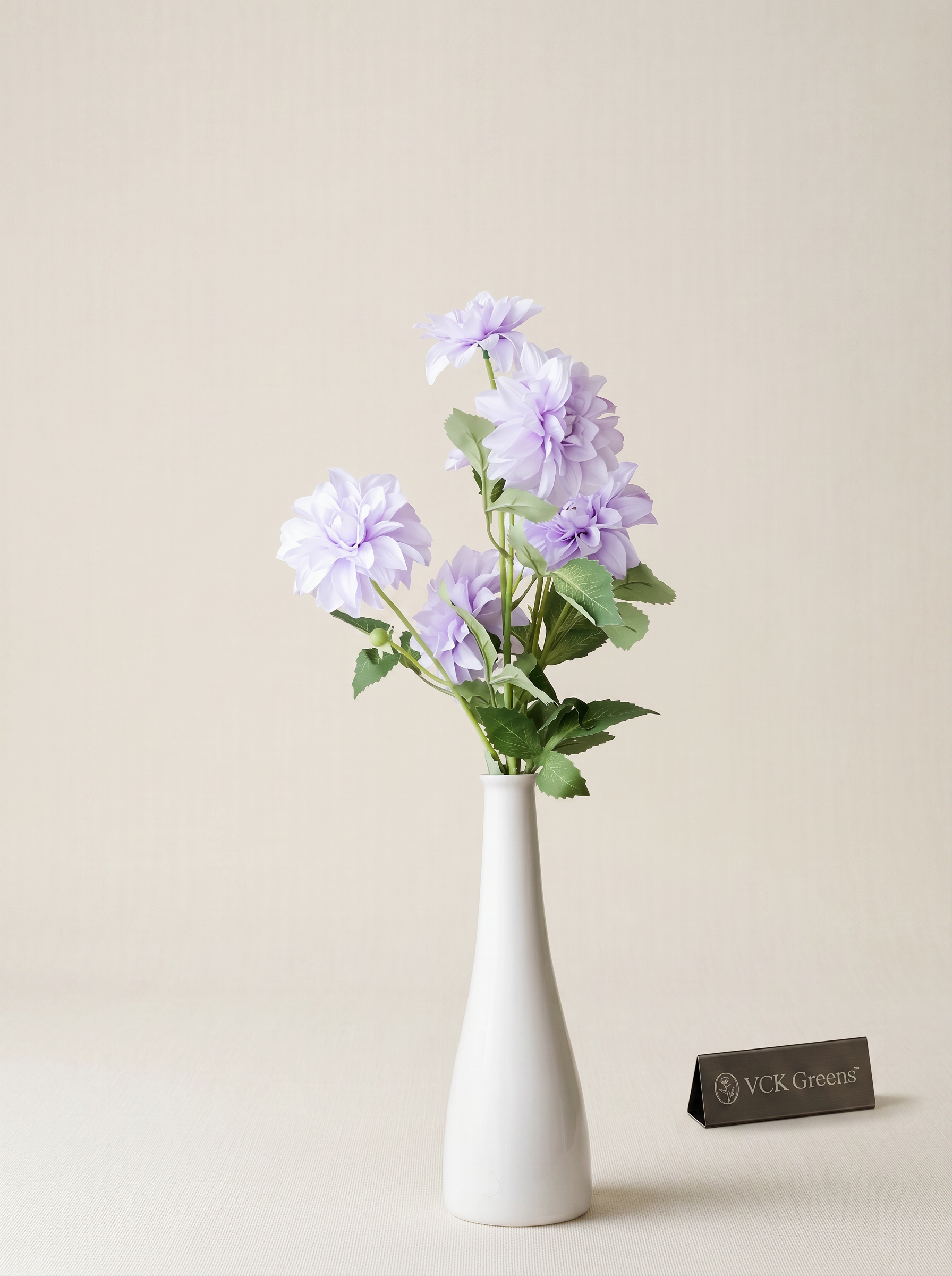 Artificial Dahlia Bloom Stem