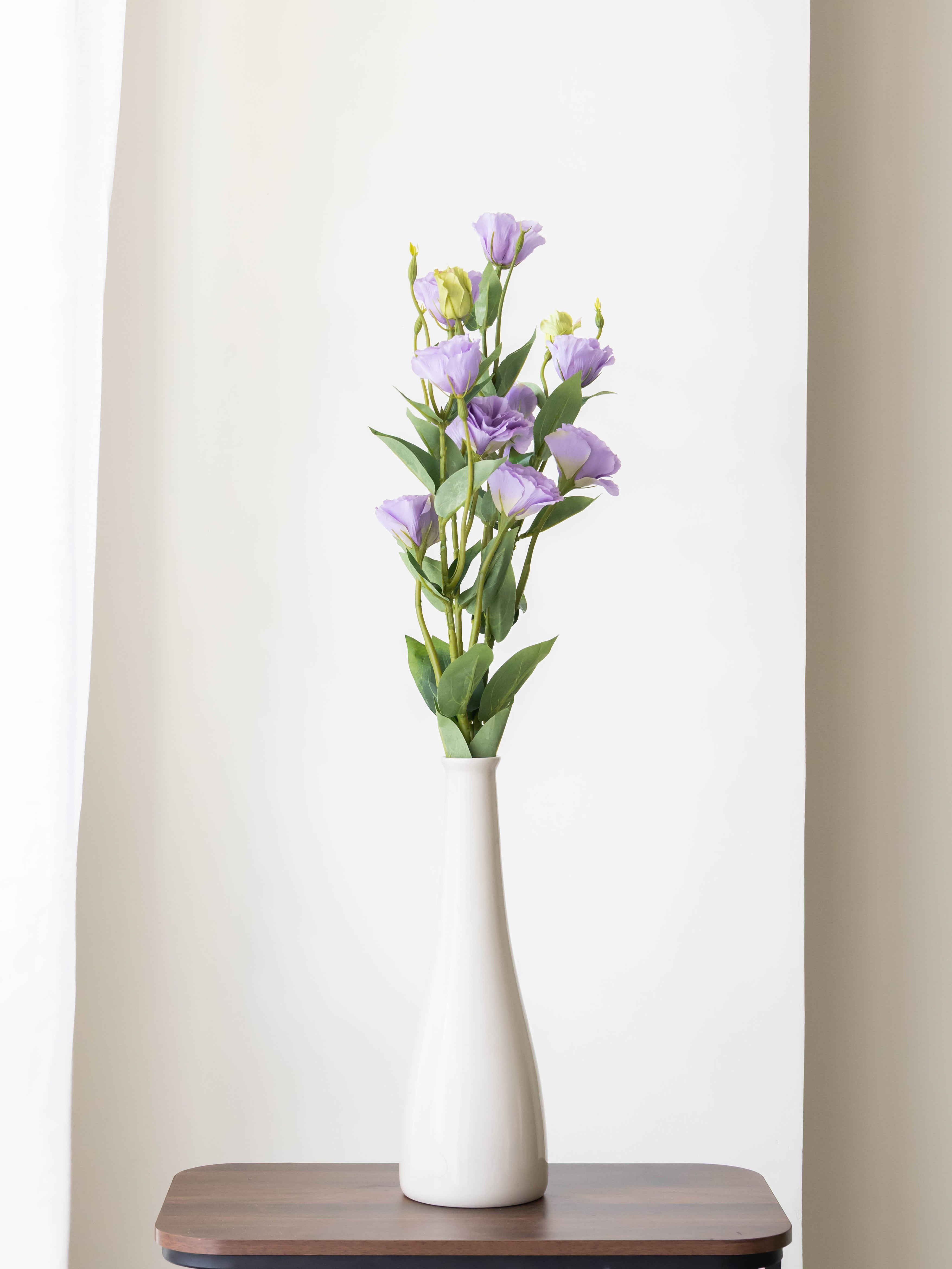Artificial Lavender Lisianthus Spray