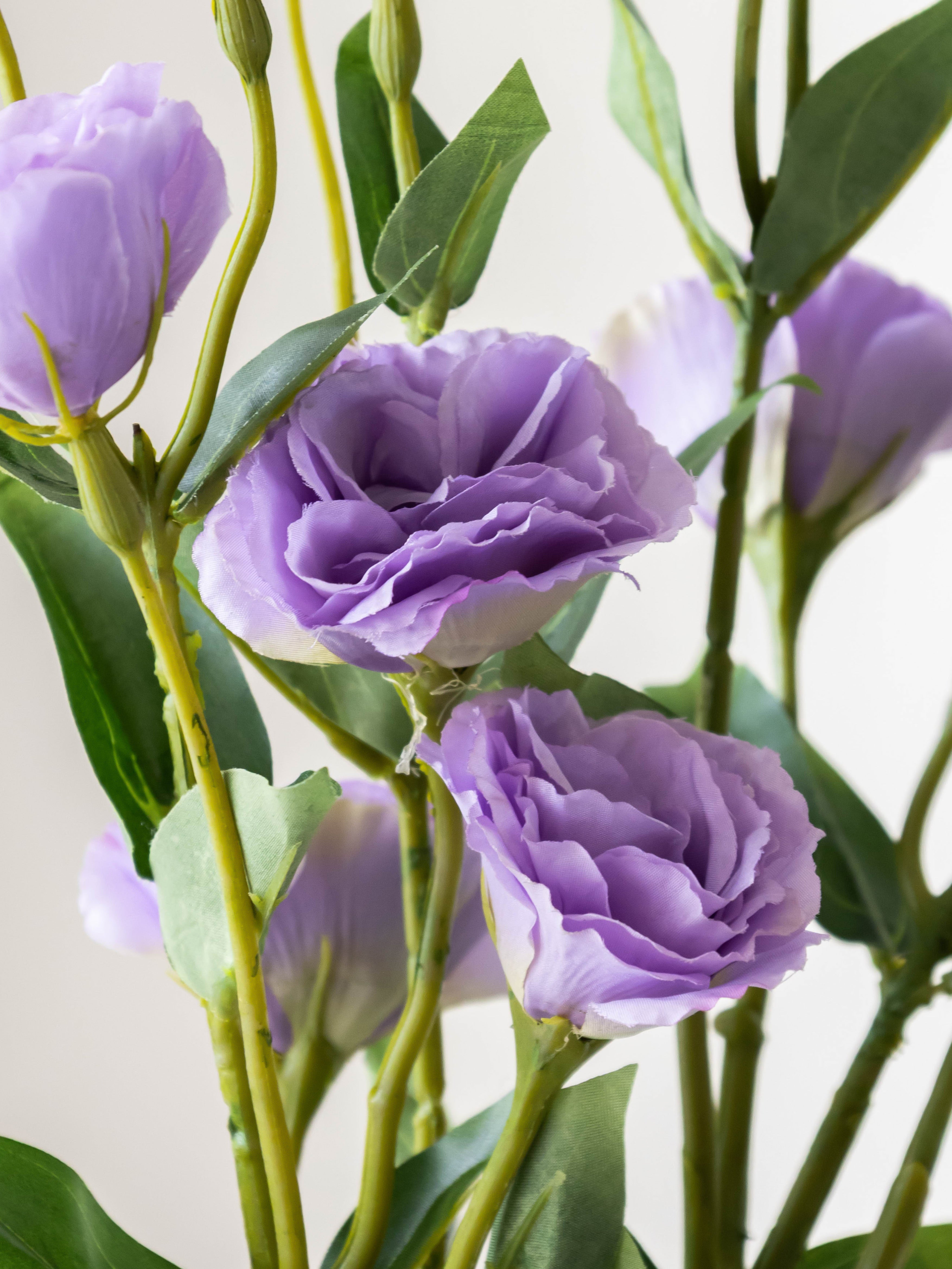 Artificial Lavender Lisianthus Spray