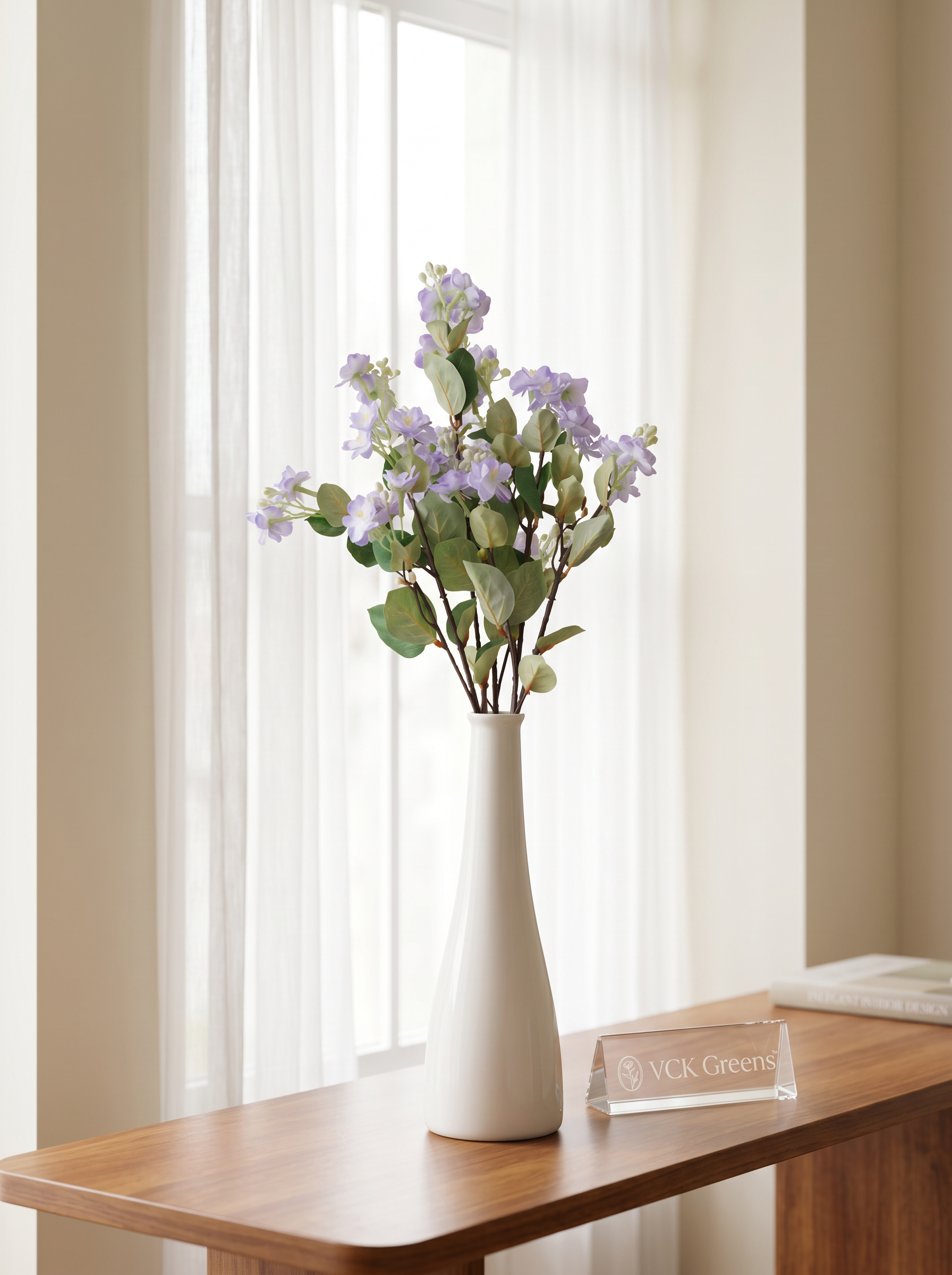 Artificial Lavender Wisteria Flower Stem