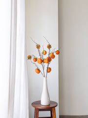 Artificial Amber Fruit Stem 90cm