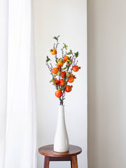 Artificial Pomegranate Fruit Stem 90cm
