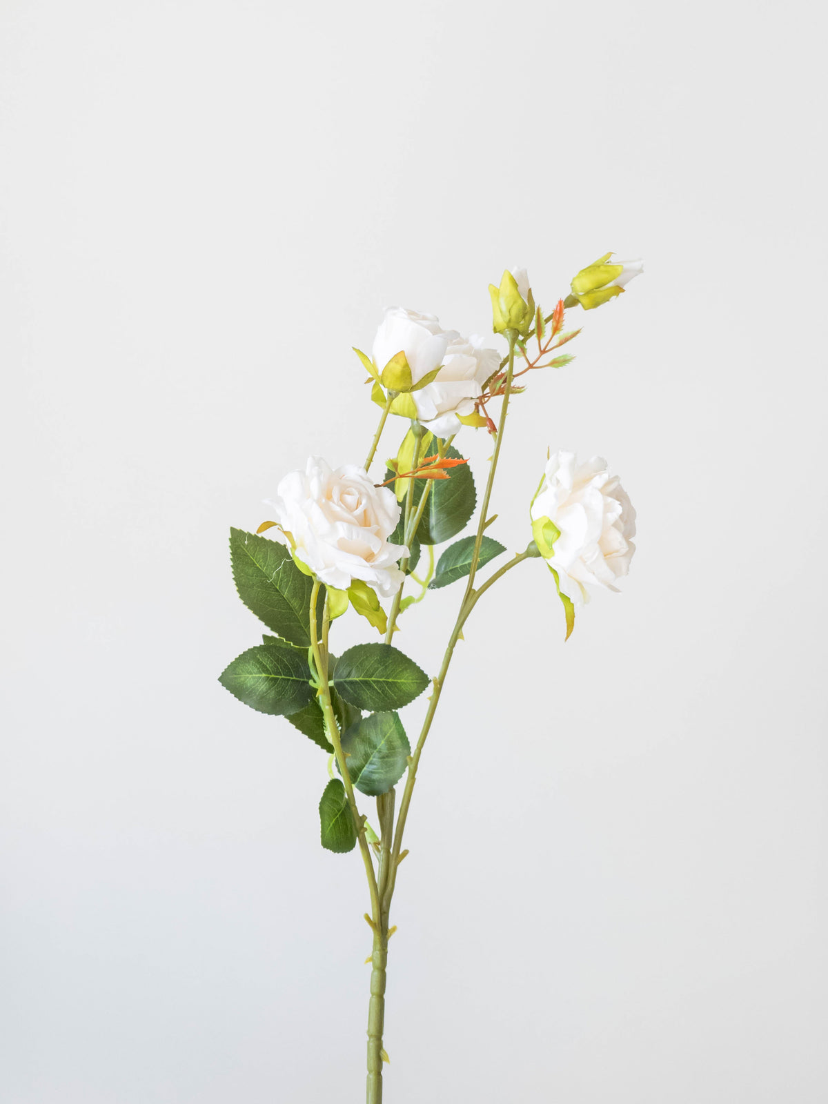 Artificial Rosette Rose Stem 65cm