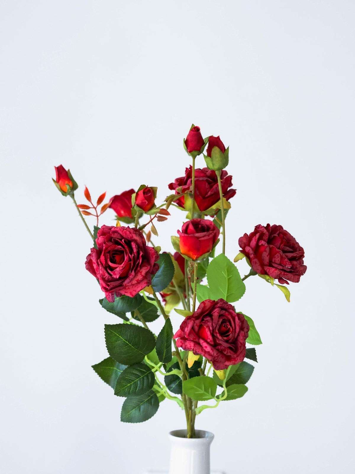 Artificial Rosette Rose Stem 65cm