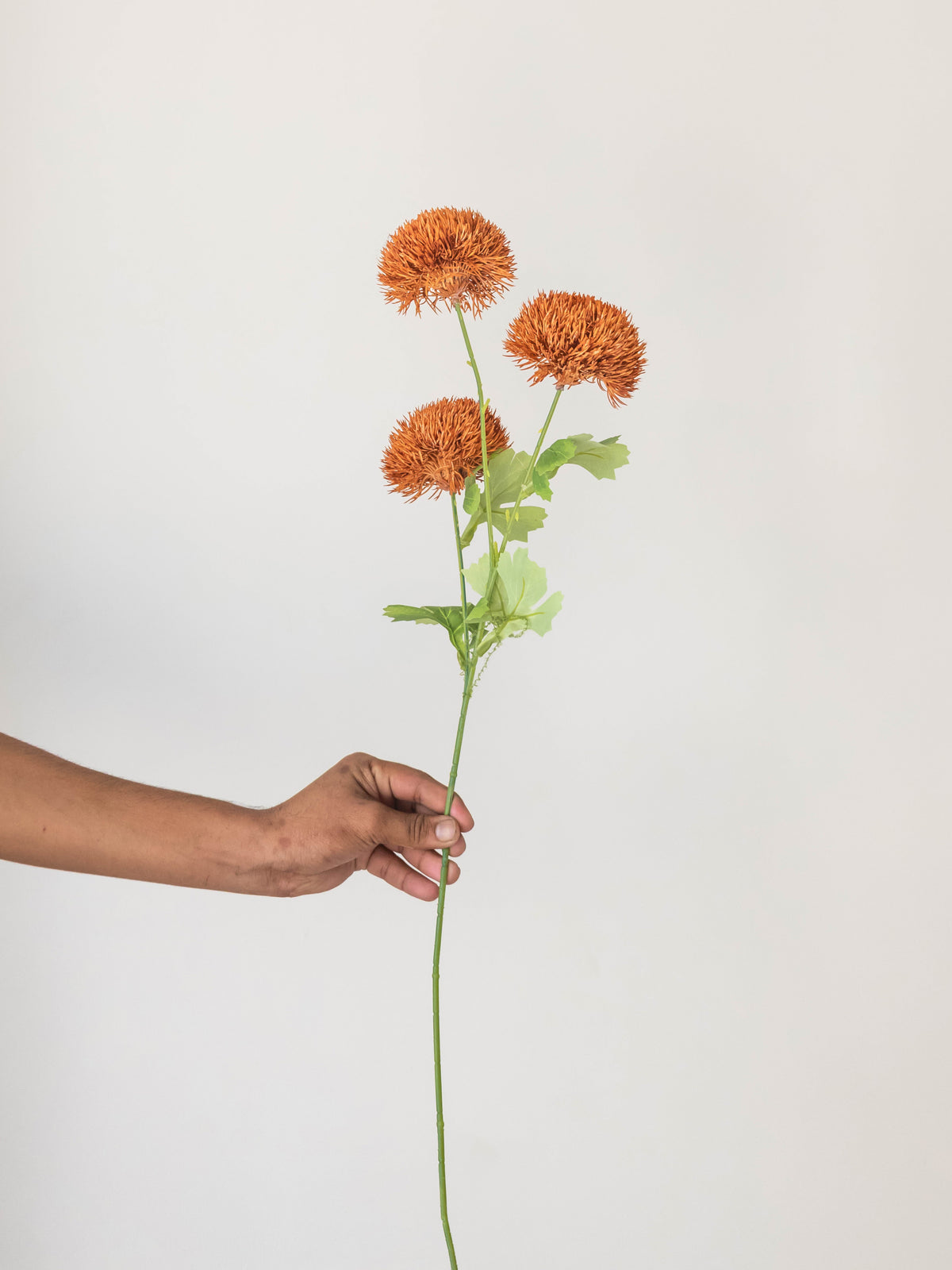 Artificial Thistle Bloom Stem 65cm