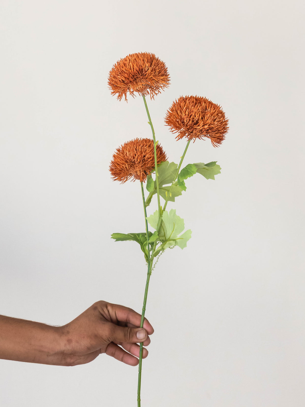 Artificial Thistle Bloom Stem 65cm