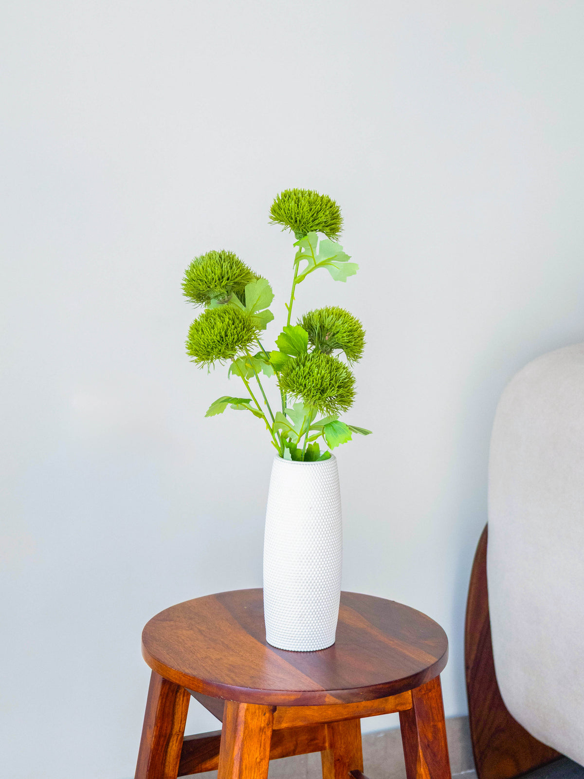 Artificial Thistle Bloom Stem 65cm