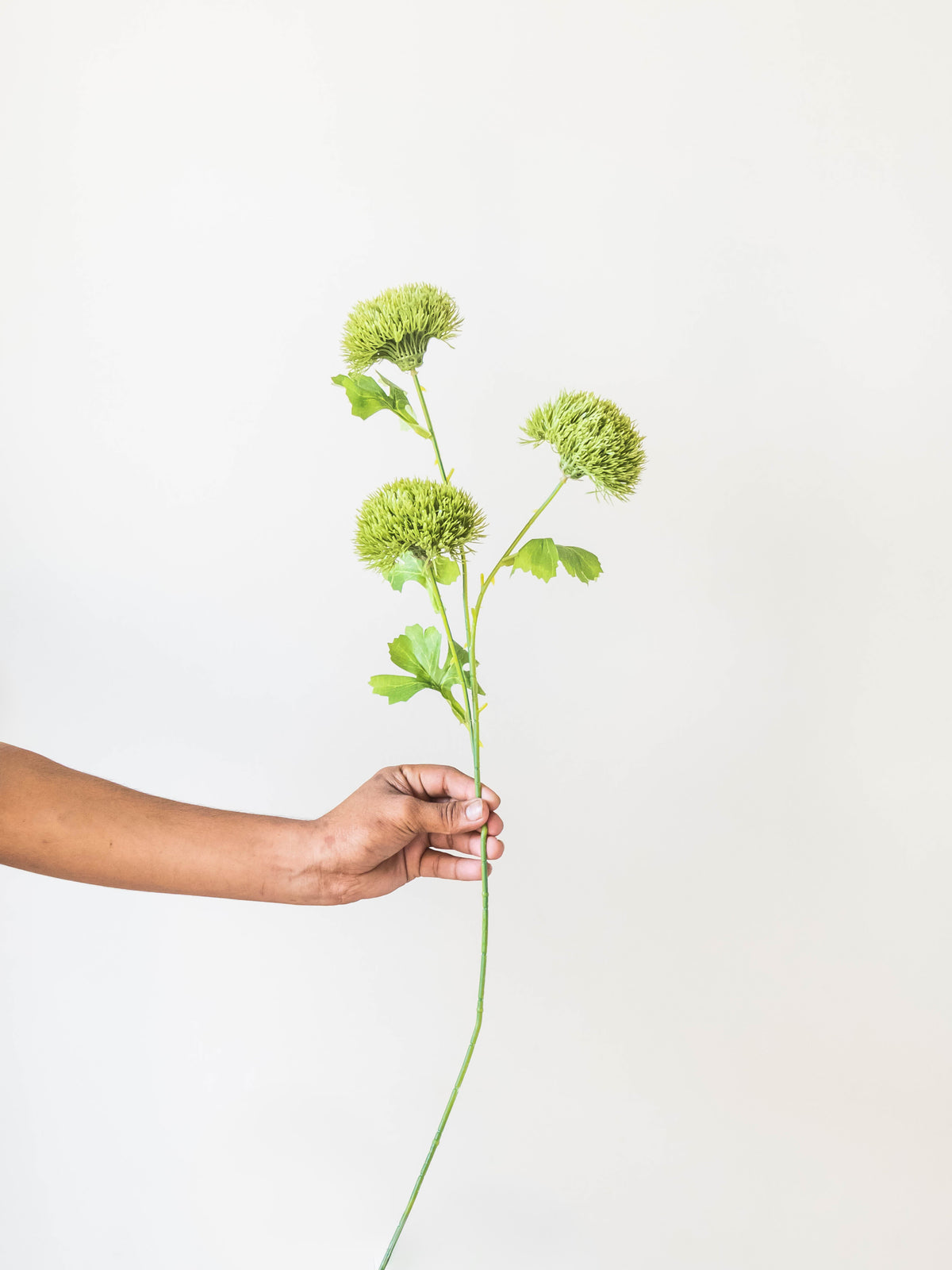 Artificial Thistle Bloom Stem 65cm